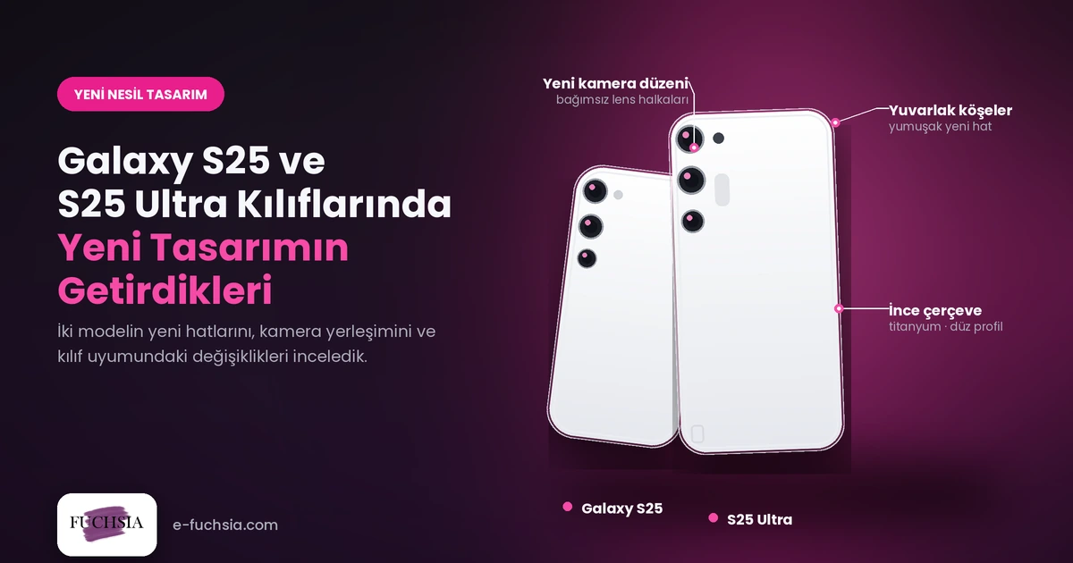 Galaxy S25 ve S25 Ultra Kılıflarında Yeni Tasarımın Getirdikleri