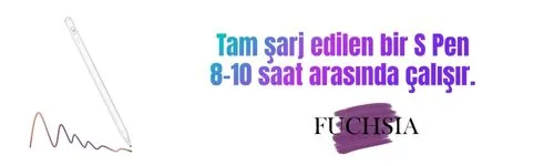 s pen tam şarj ile ne kadar kullanılır