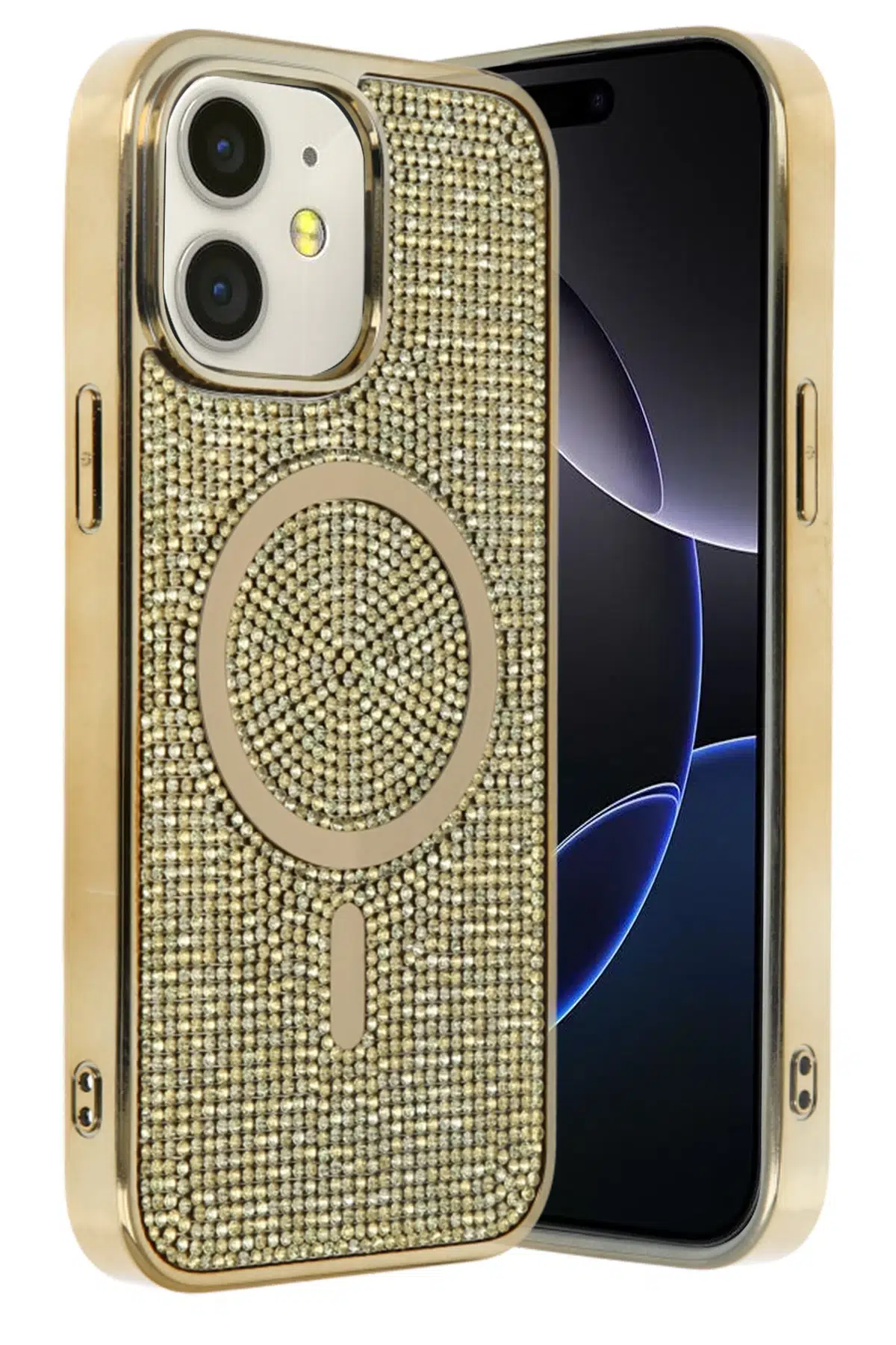 Apple iPhone 11 Helen Magsafe Kapak - Gold