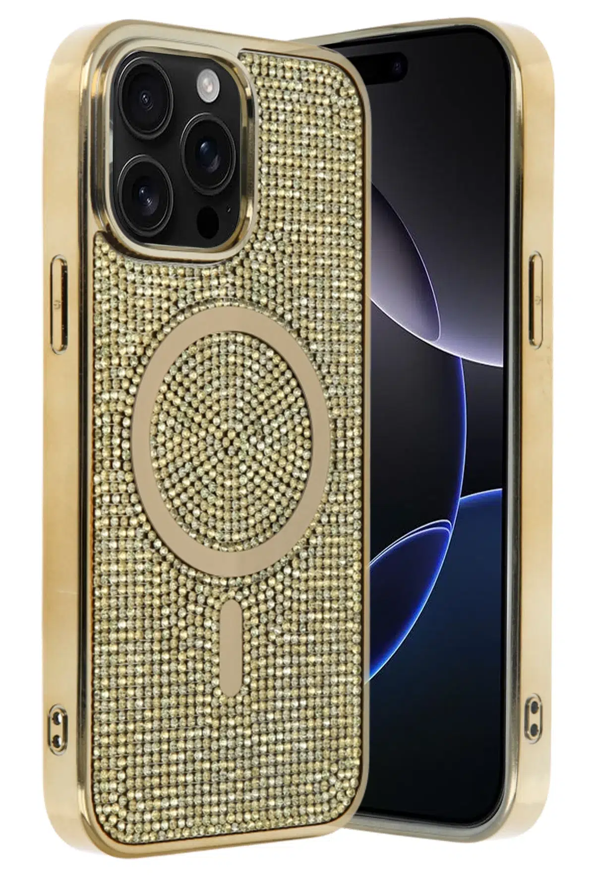 Apple iPhone 15 Pro Helen Magsafe Kapak - Gold