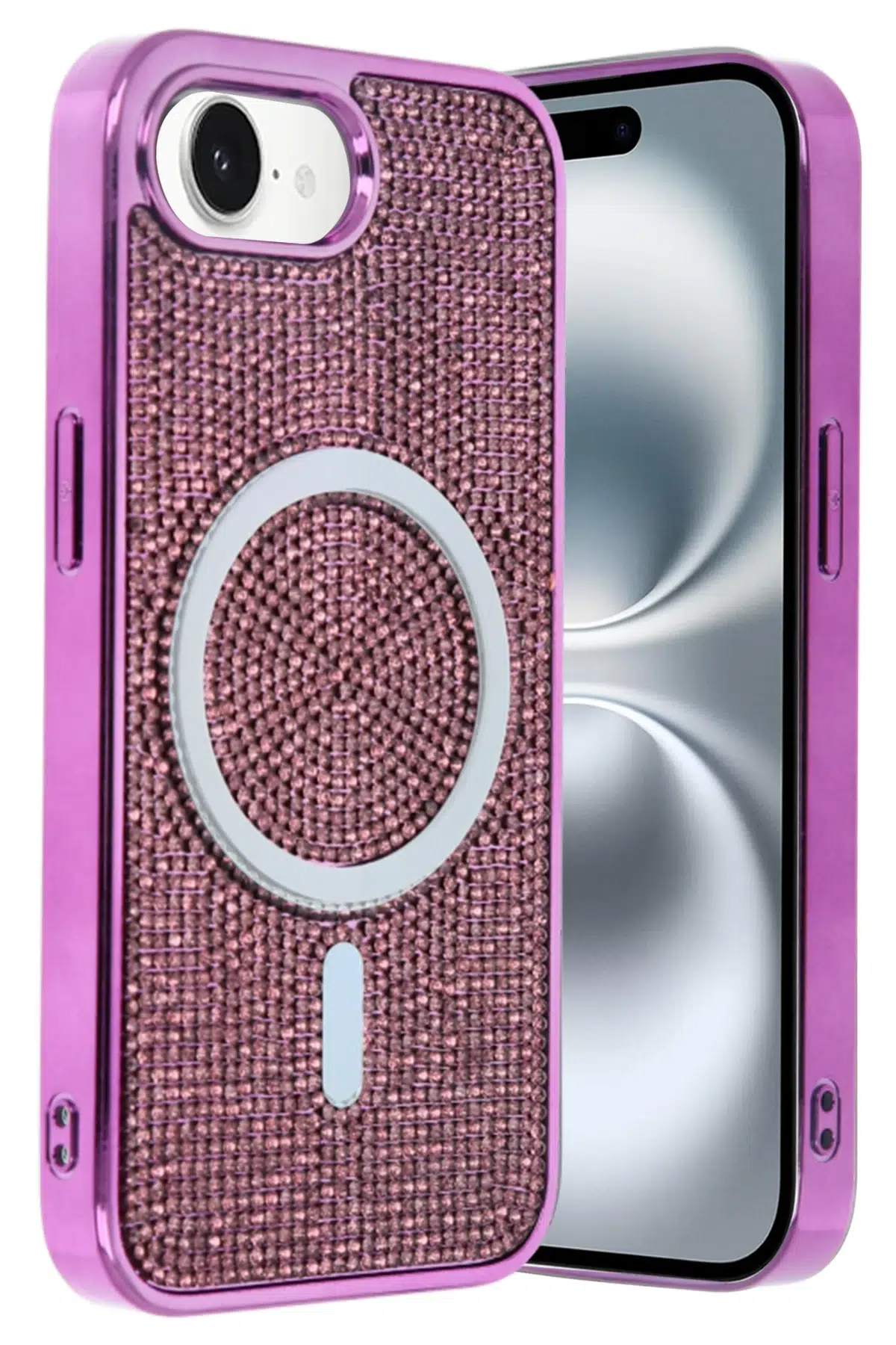 Apple iPhone 16E Helen Magsafe Kapak - Derin Mor