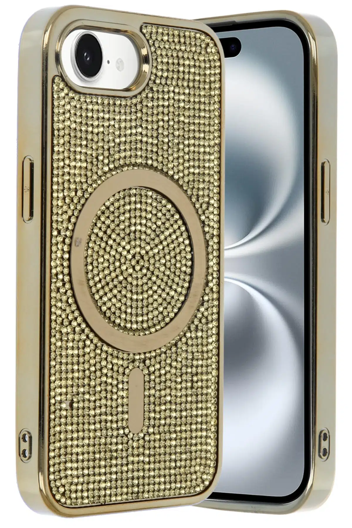 Apple iPhone 16E Helen Magsafe Kapak - Gold