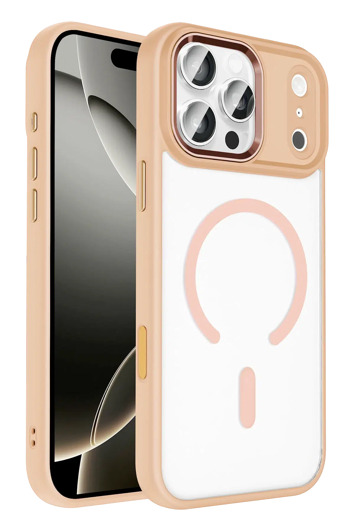 Apple iPhone 17 Pro Terea Magsafe Kapak - Pembe