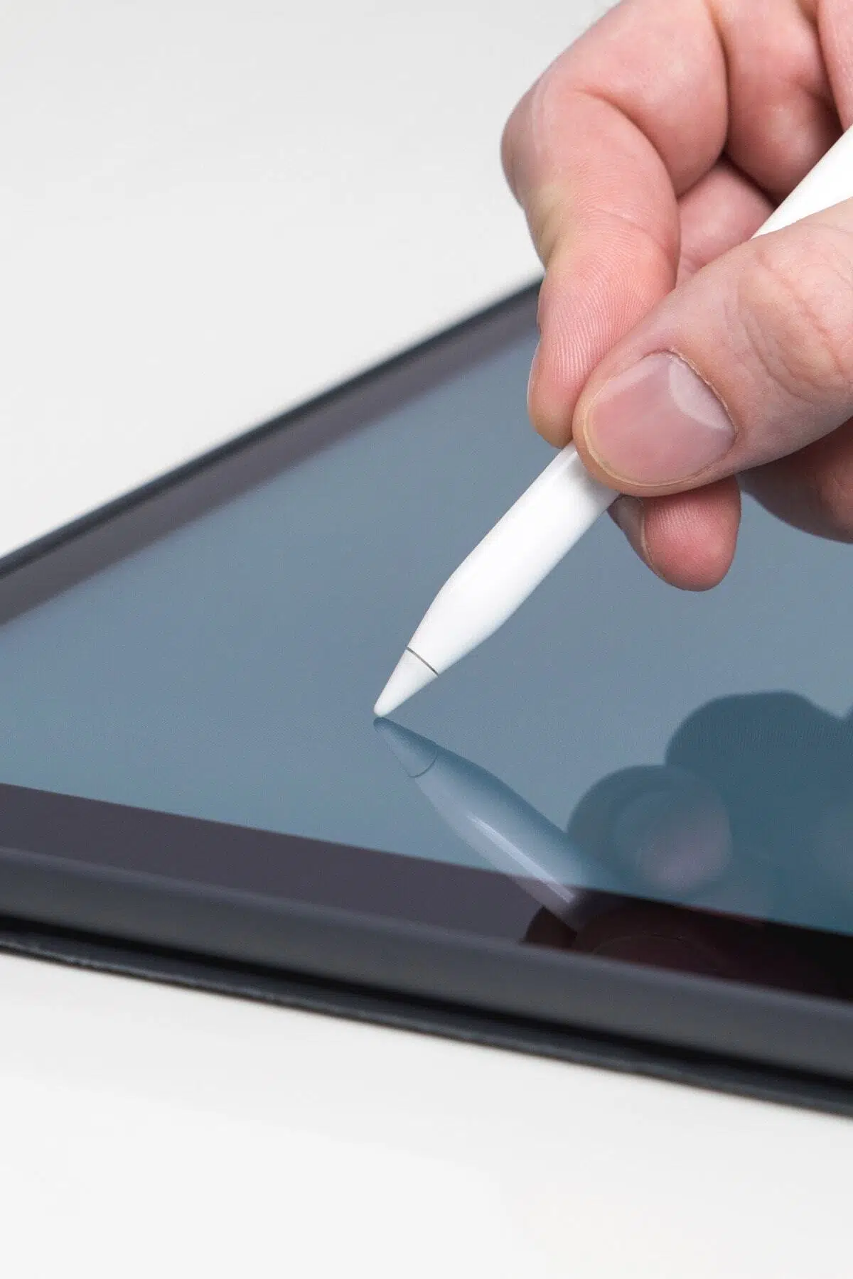 Apple / Iphone / Ipad Pro / Mini / Air / Android / Microsoft / Surface Için Dokunmatik Akıllı Kalem - Beyaz