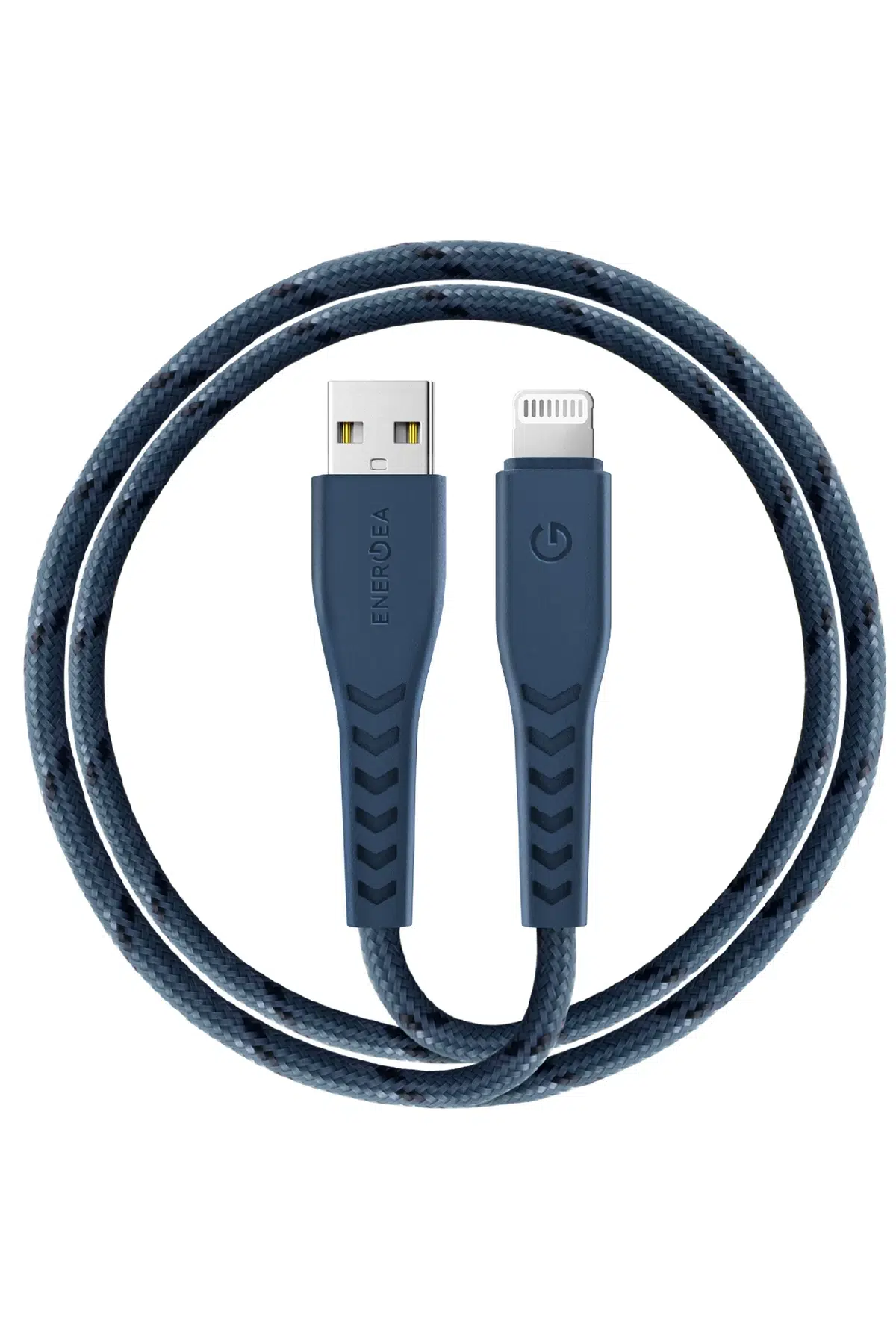 Energea C89 NyloFlex 1.5M 3A USB to Lightning Hızlı Şarj Kablo - Lacivert