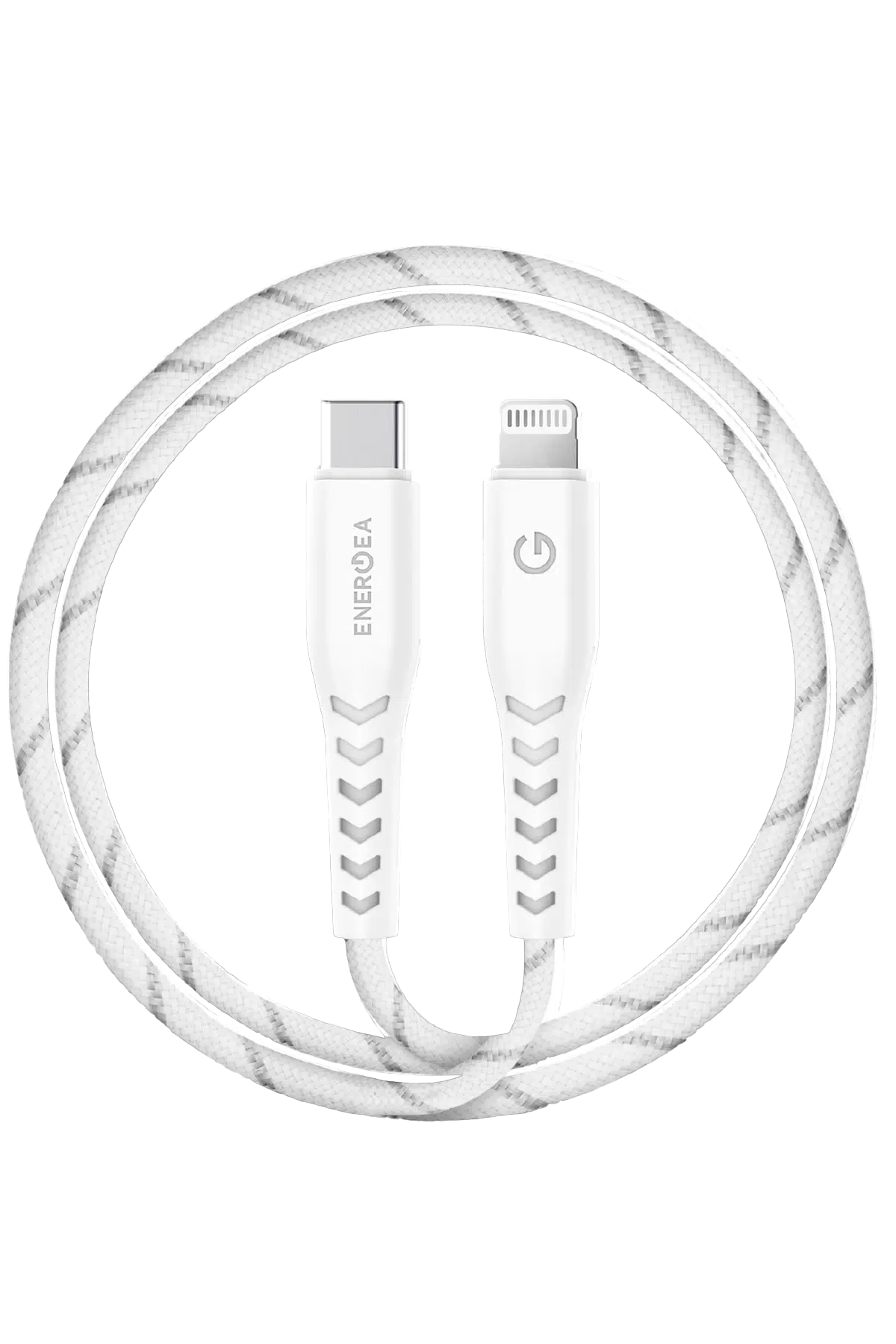 Energea C94 NyloFlex 1.5M 100W Type-C to Lightning PD Hızlı Şarj Kablo - Beyaz
