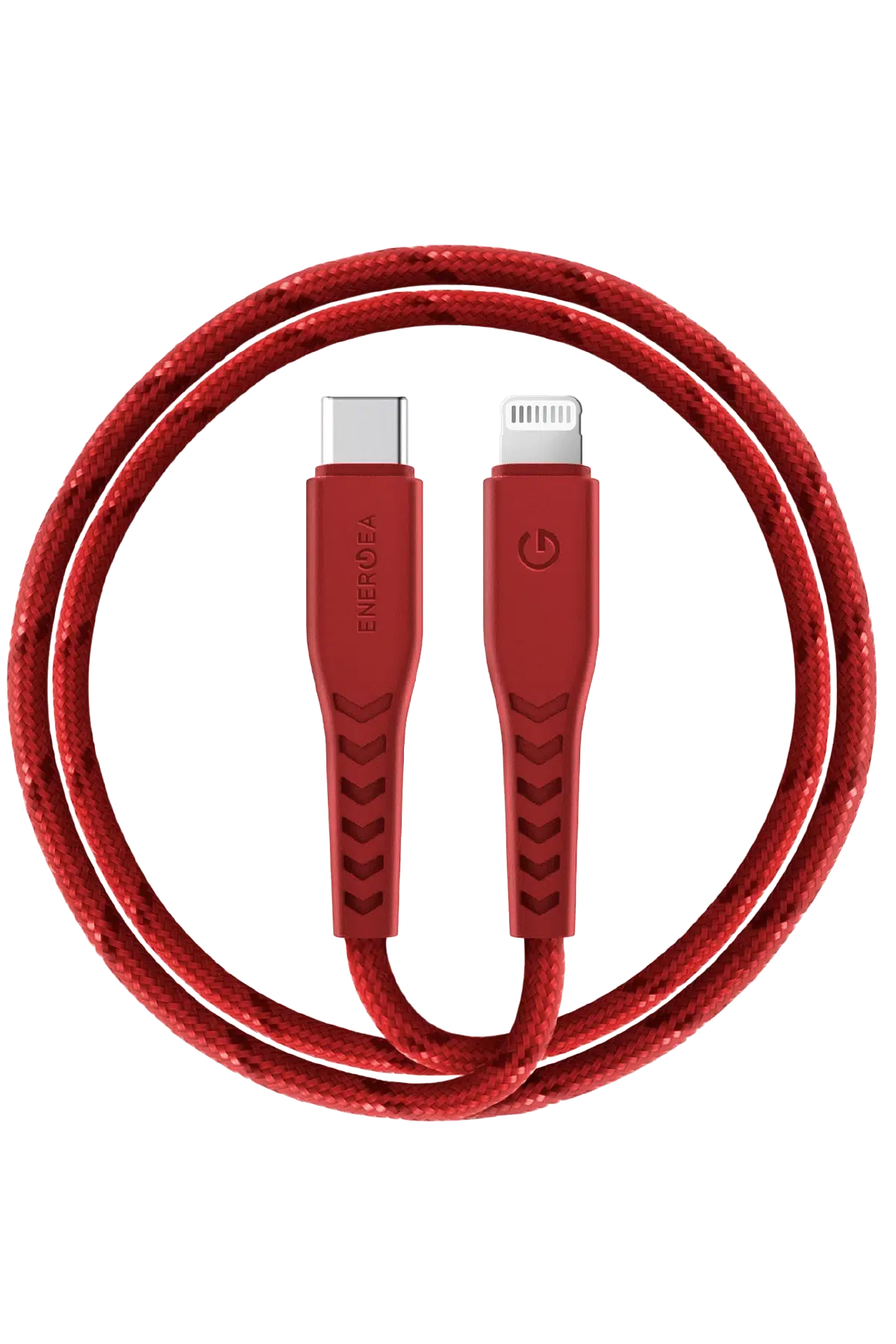 Energea C94 NyloFlex 1.5M 100W Type-C to Lightning PD Hızlı Şarj Kablo - Kırmızı
