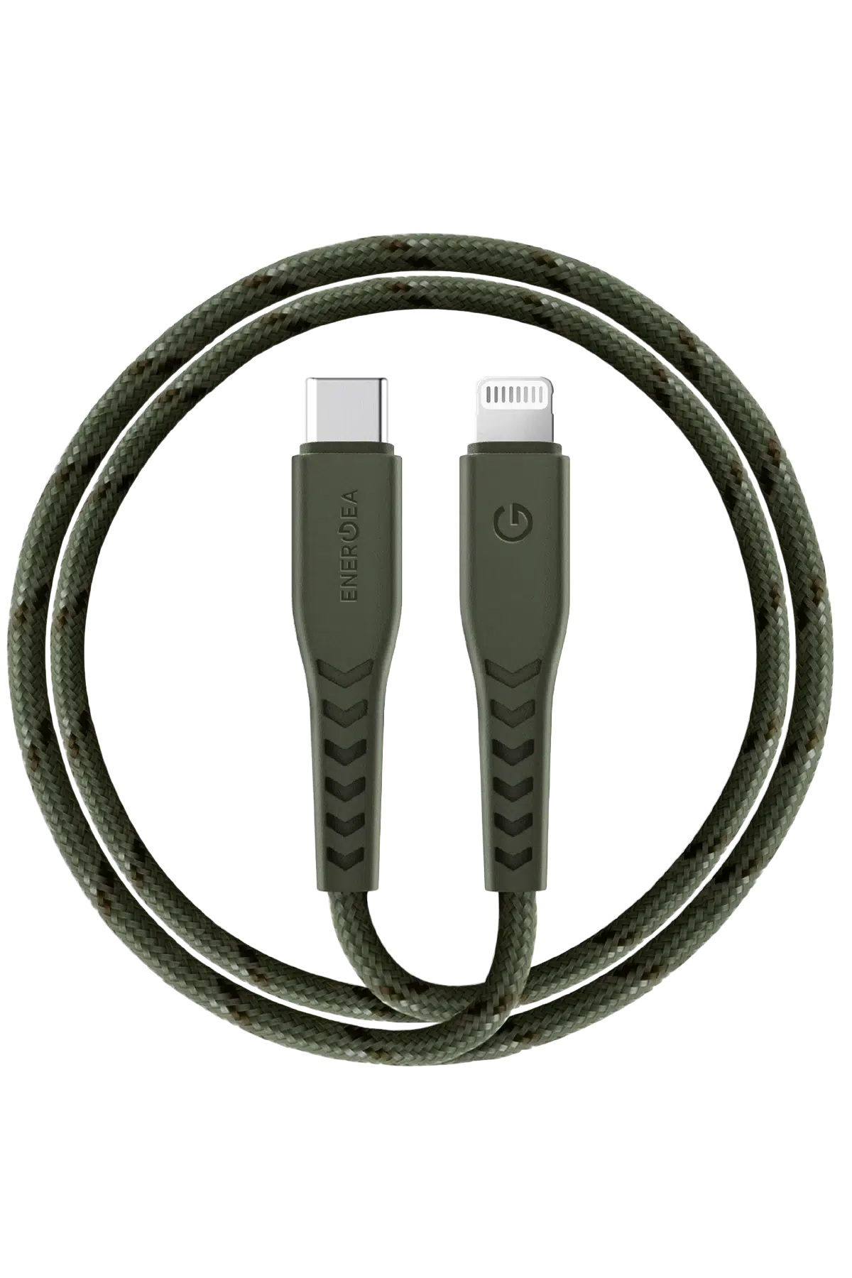 Energea C94 NyloFlex 1.5M 100W Type-C to Lightning PD Hızlı Şarj Kablo - Yeşil