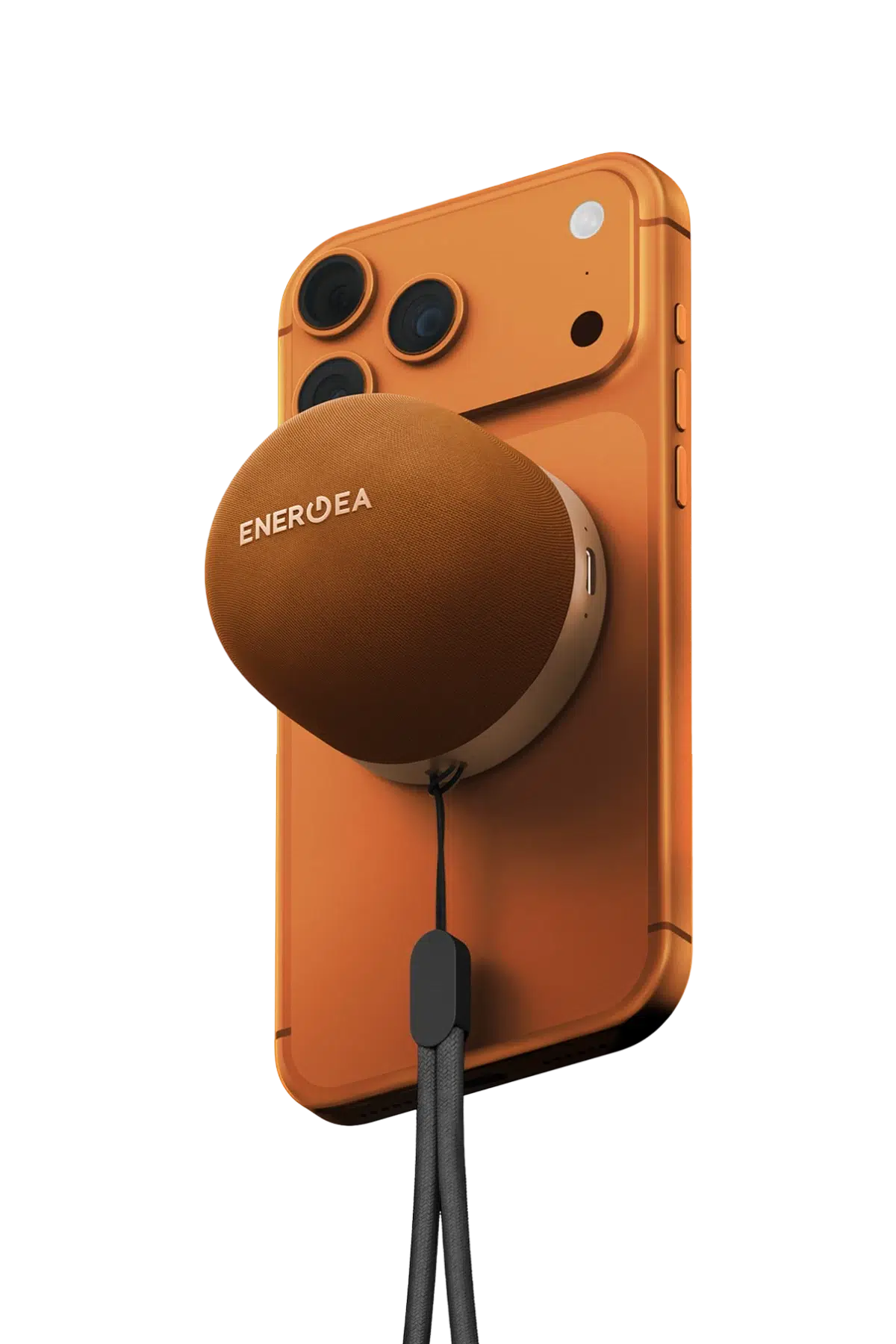 Energea MagAudio Go BT 5.4 Taşınabilir MagSafe Kablosuz Hoparlör - Turuncu