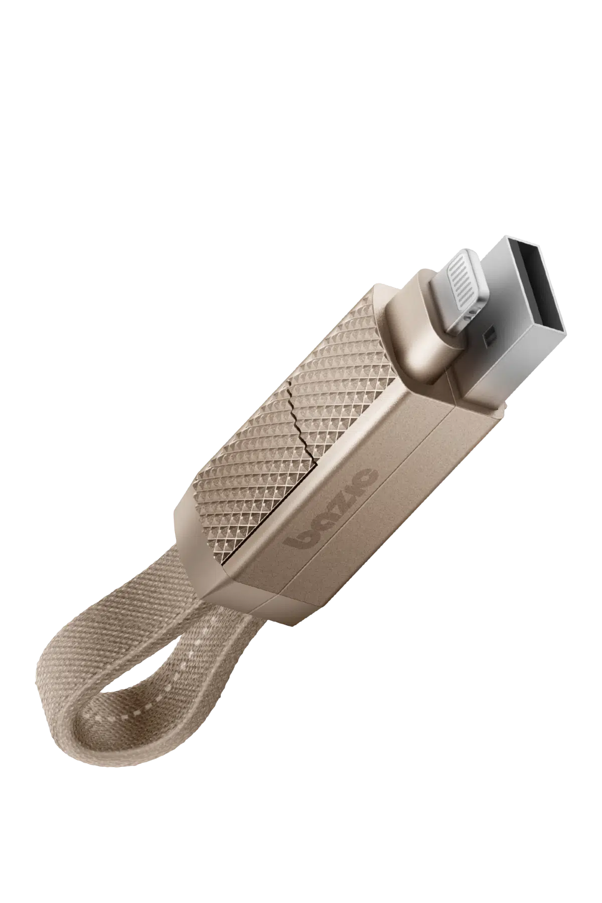 Energea X Bazic GoCharge AluCable 4in1 60W PD Destekli Şarj ve Data Kablosu - Gold