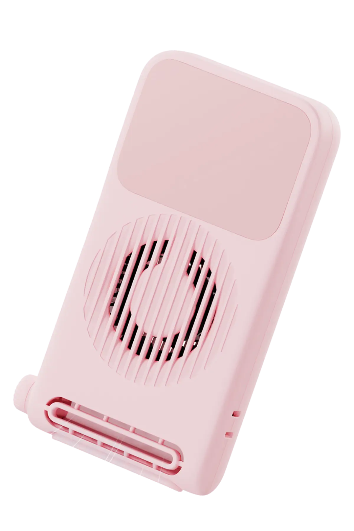 Energea X Bazic GoMag Breeze MagneticSave Uyumlu Giyilebilir Mini Fan - Pembe
