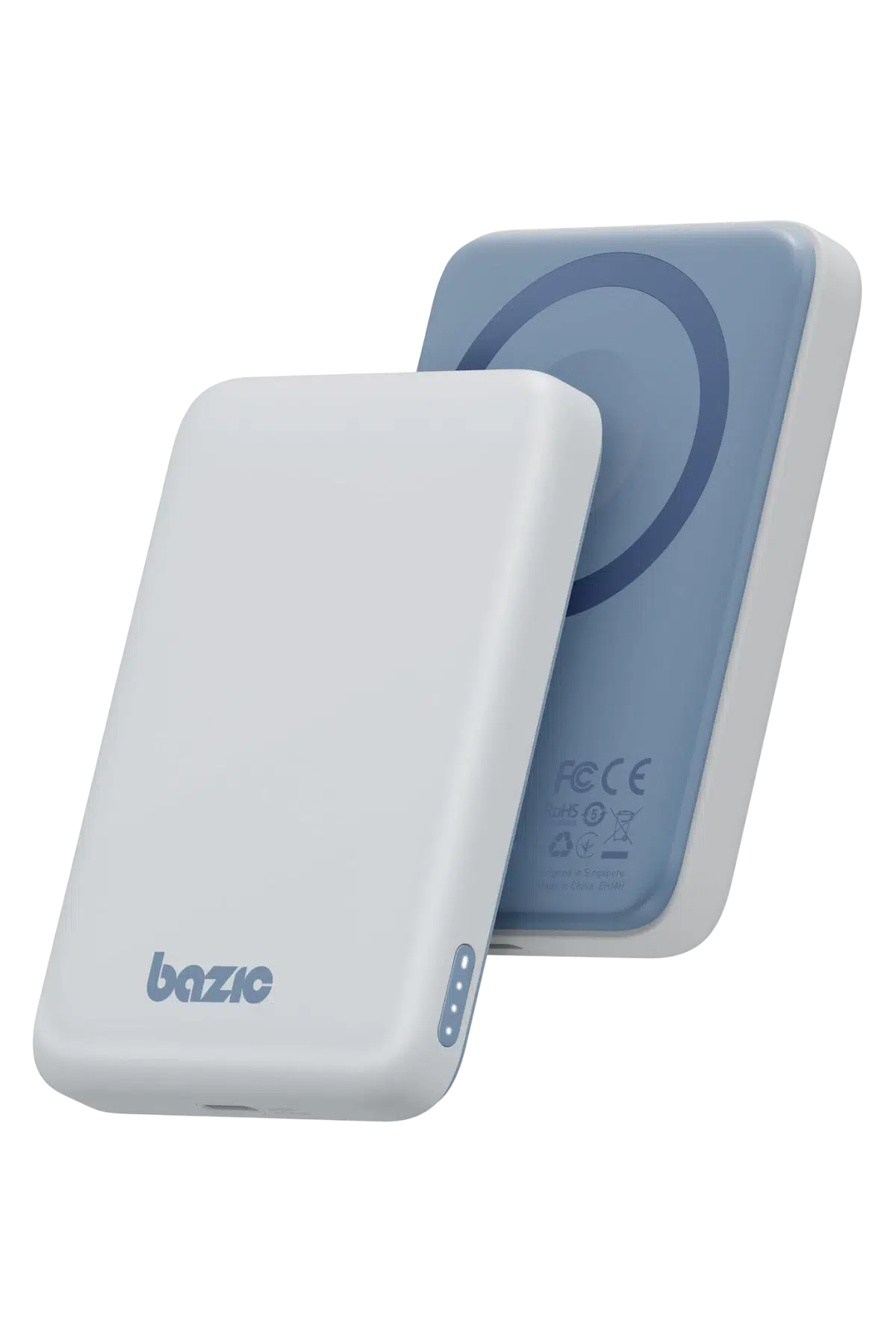 Energea X Bazic GoPower Snap 5K 3in1 5.000 mAh 20W PD Kablolu ve 15W Kablosuz Hızlı Şarj Magsafe Powerbank - Beyaz