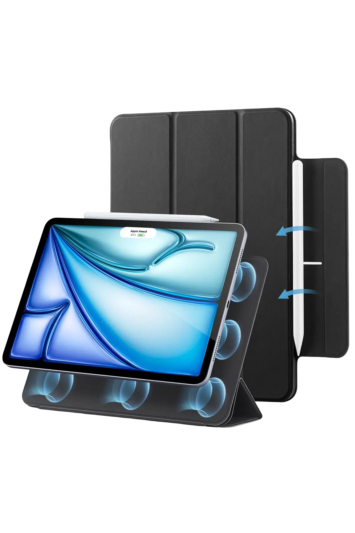 ESR Apple iPad 2025 10.9 (10.Nesil) Rebound Manyetik Tablet Kılıfı - Siyah
