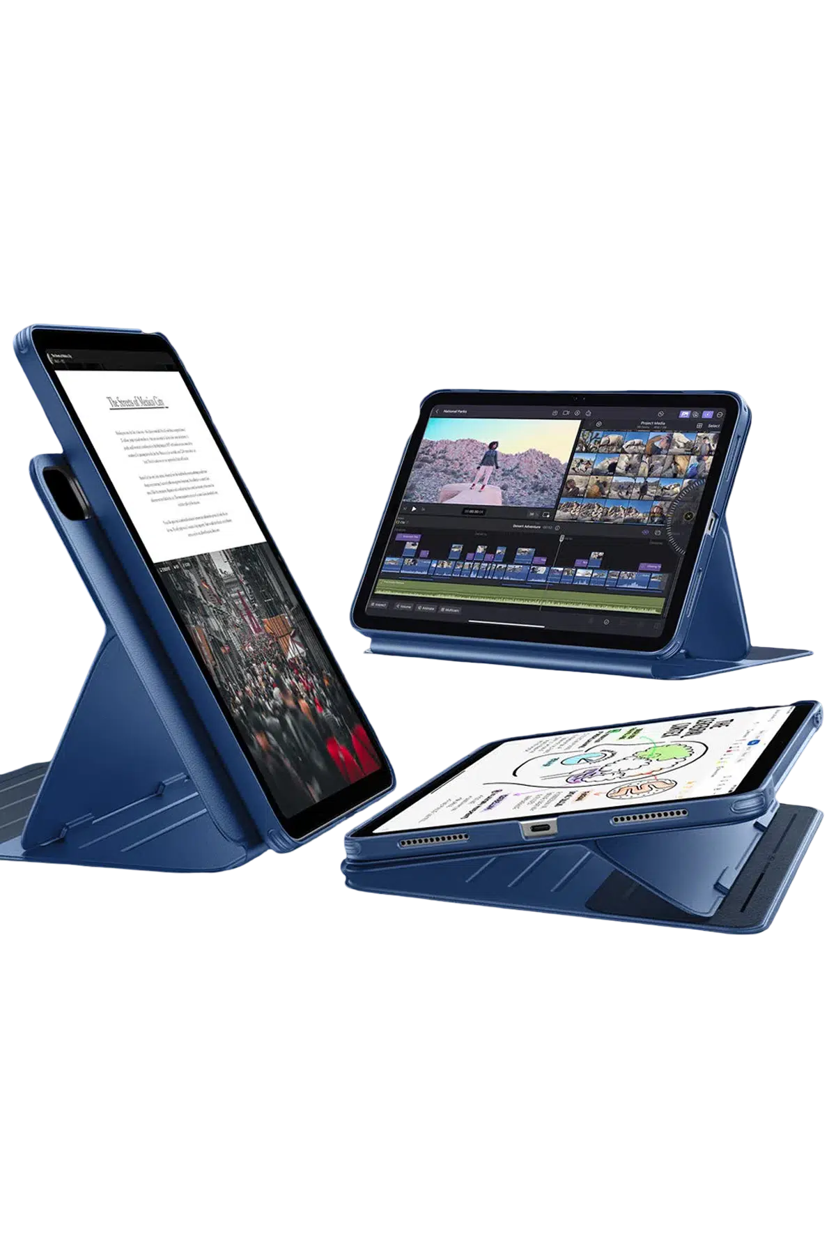 ESR Apple iPad 2025 10.9 (10.nesil) Shift Manyetik Tablet Kılıfı - Lacivert