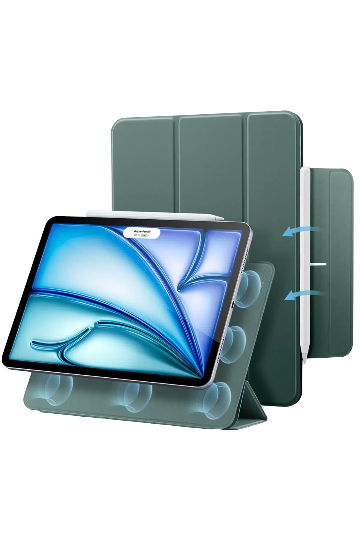 ESR Apple iPad Air 11 (2024) Rebound Manyetik Tablet Kılıfı - Yeşil
