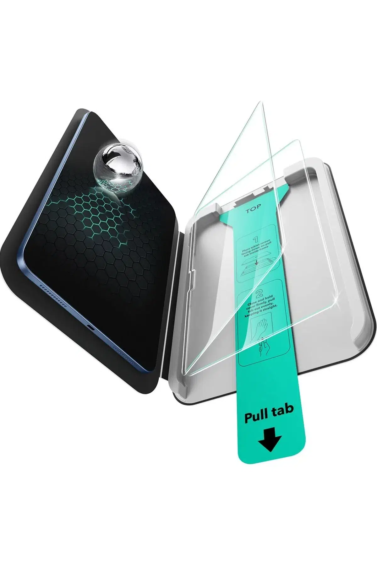ESR Apple iPad Air 11 (2024) UltraFit Classic AutoKit 2 Adet Tablet Cam Ekran Koruyucu - Şeffaf