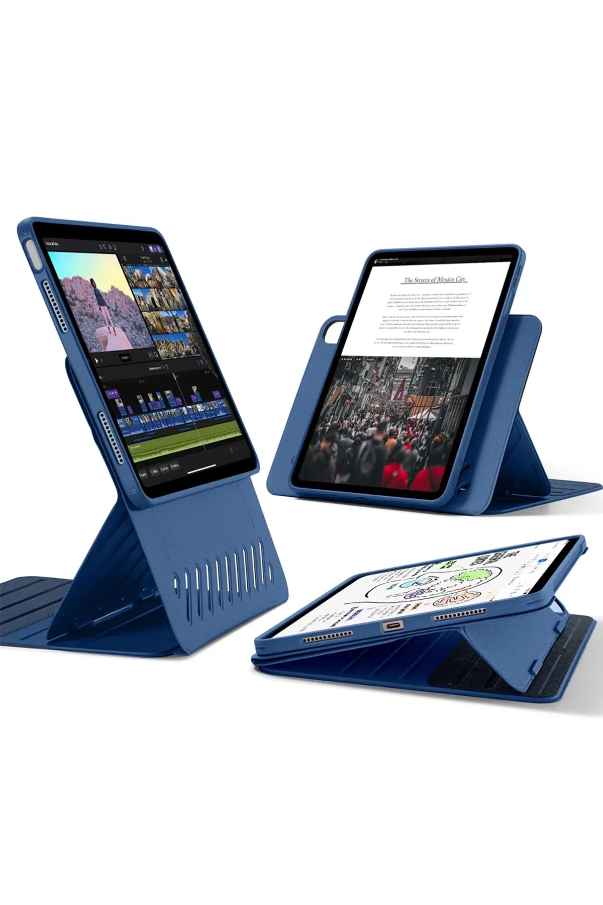 ESR Apple iPad Air 13 (2024) Shift Manyetik Tablet Kılıfı - Mavi