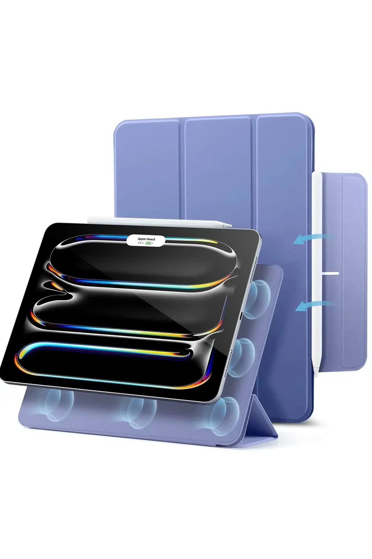 ESR Apple iPad Pro 11 (2024) Rebound Manyetik Tablet Kılıfı - Lila