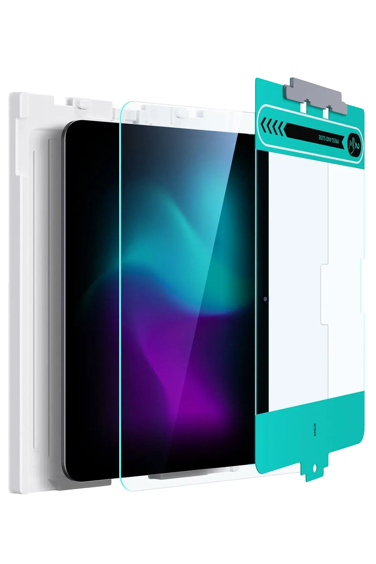 ESR Apple iPad Pro 13 (2024) AutoKit HD Tablet Cam Ekran Koruyucu - Şeffaf