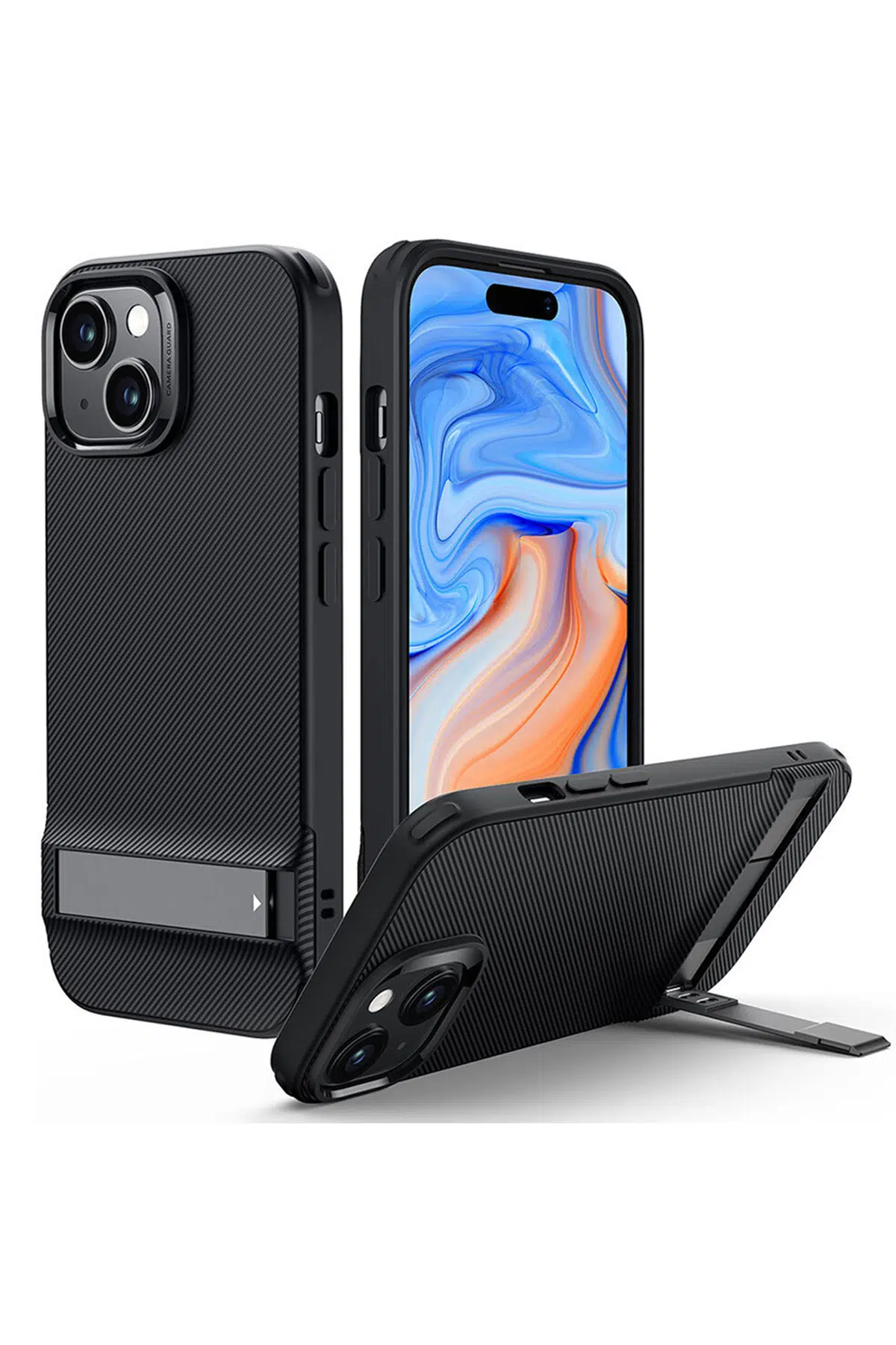 ESR Apple iPhone 15 Plus Air Shield Boost Standlı Kapak - Siyah