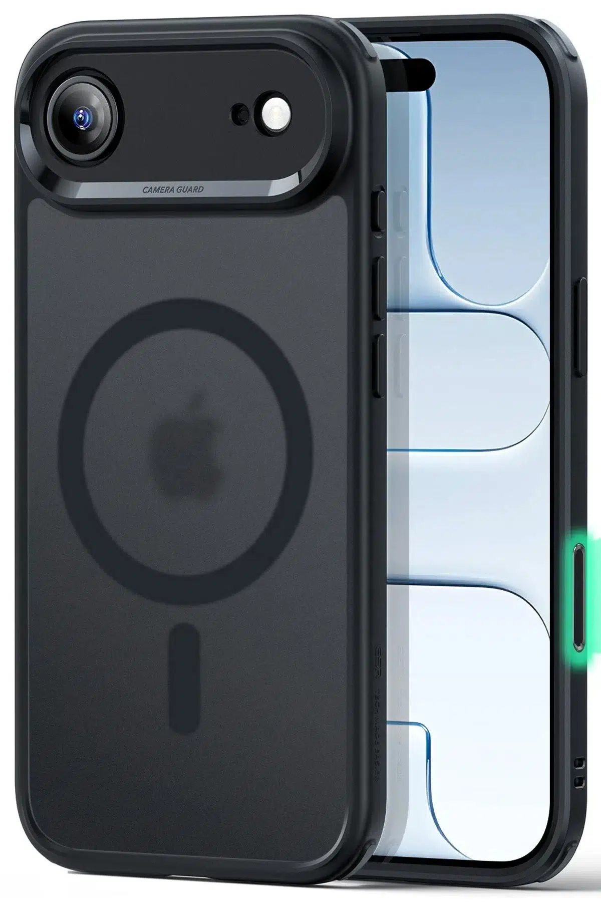 ESR Apple iPhone 17 Air Classic Hybrid Magsafe Kapak - Buzlu Siyah