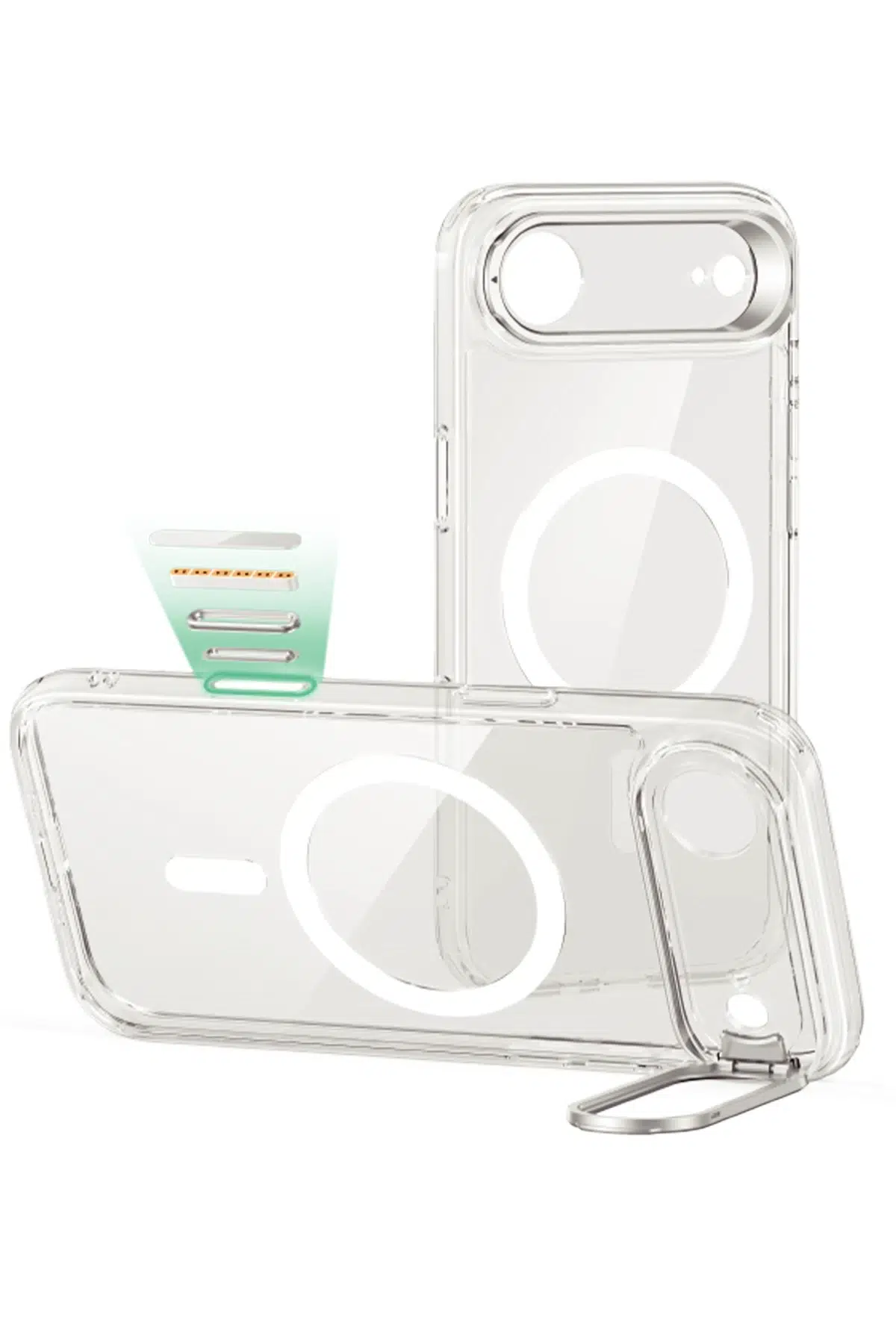 ESR Apple iPhone 17 Air Classic Hybrid Magsafe Standlı Kapak - Şeffaf
