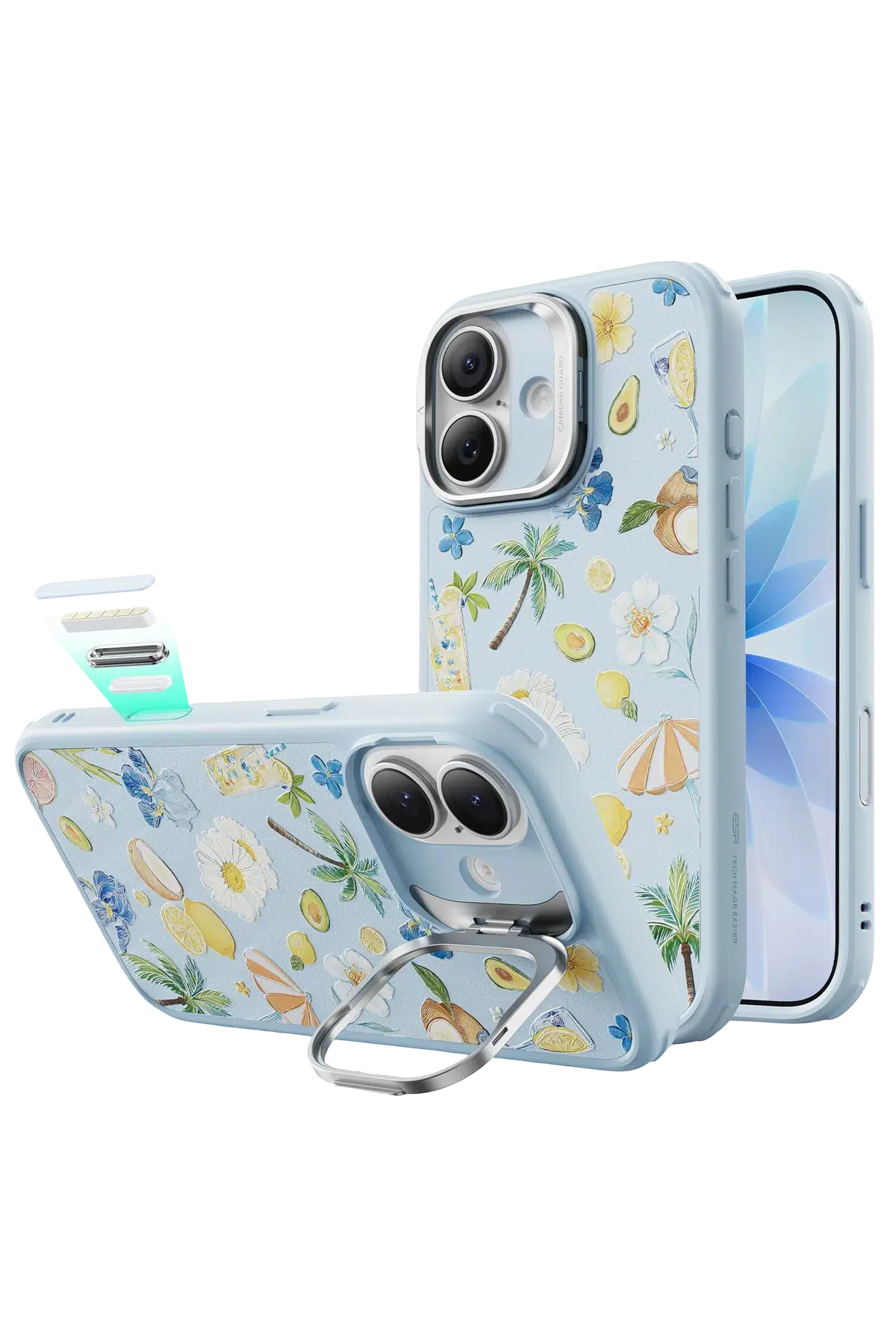ESR Apple iPhone 17 Classic Hybrid Magsafe Standlı Kapak - Tropical Paradise