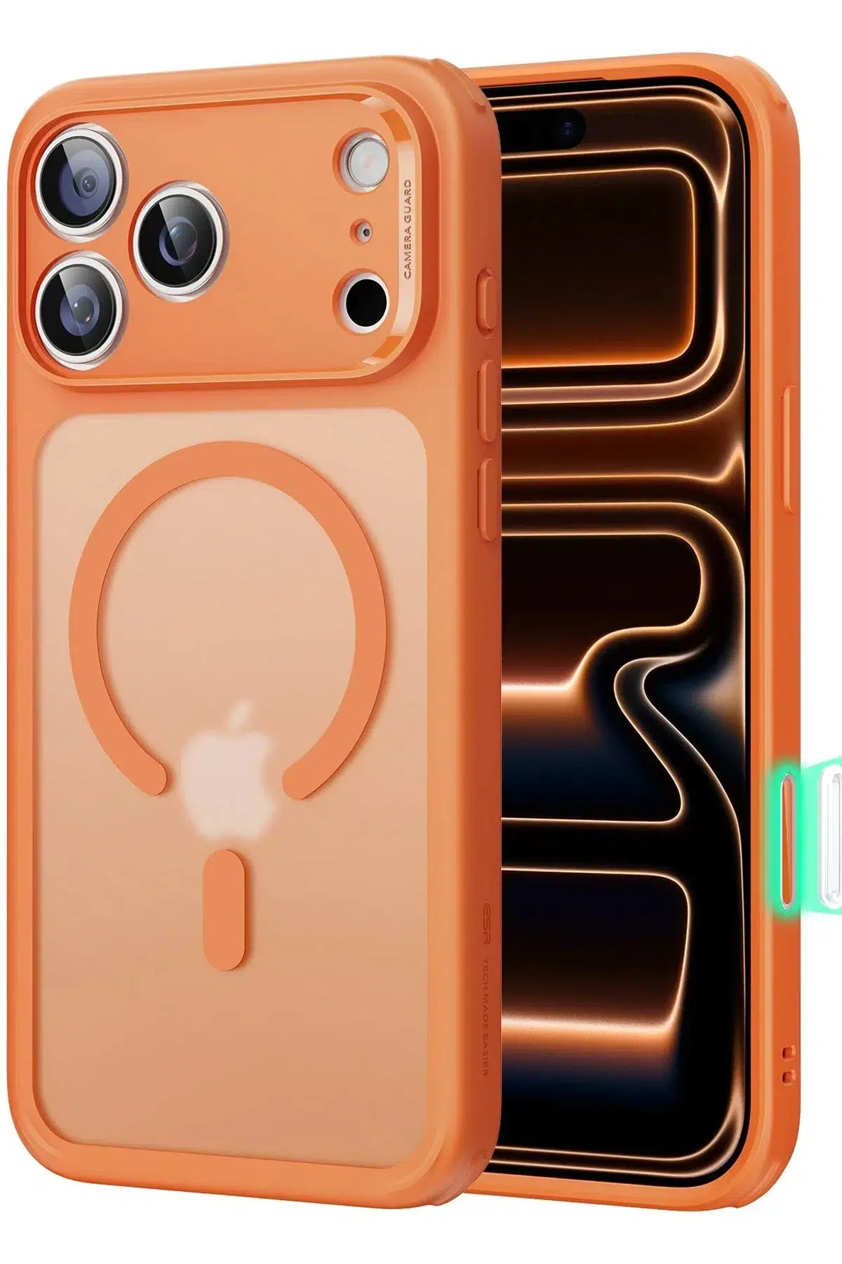 ESR Apple iPhone 17 Pro Classic Hybrid Magsafe Kapak - Frosted Orange