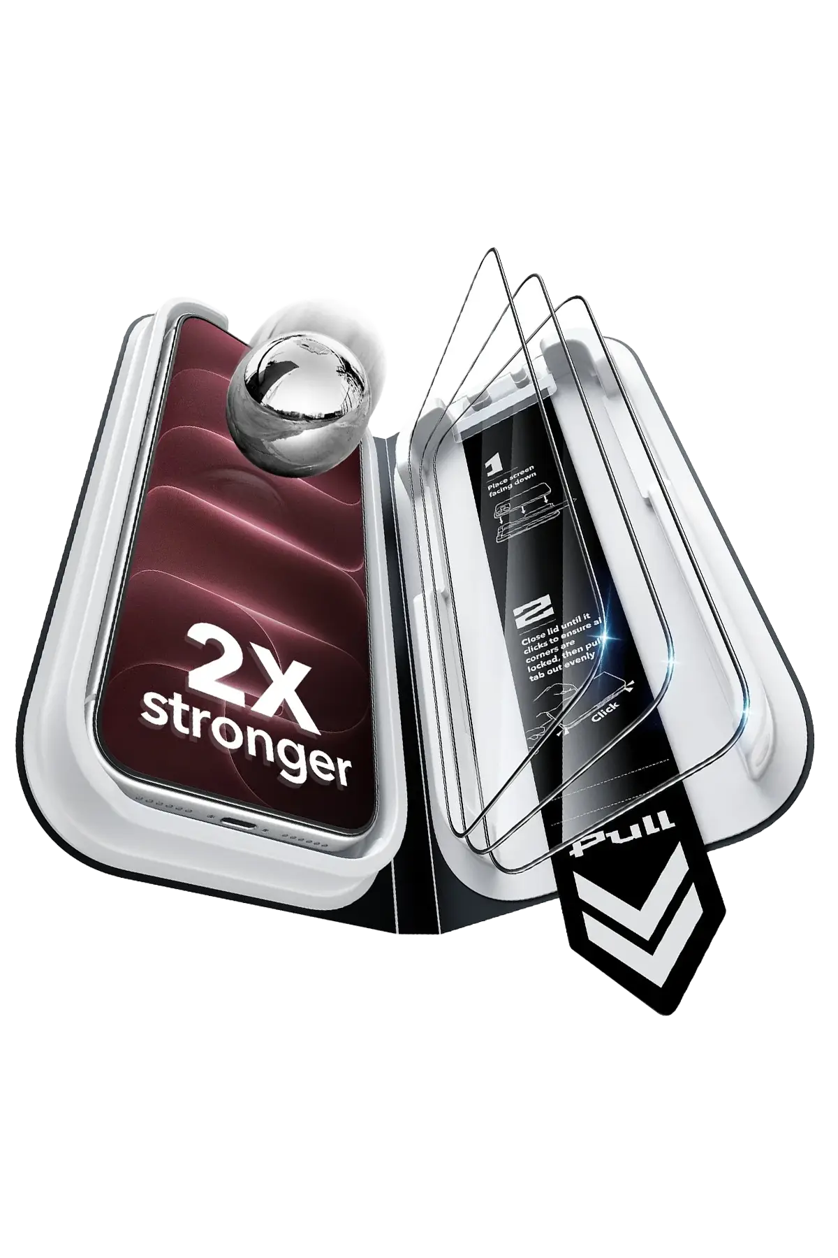 ESR Apple iPhone 18 Pro/17 Pro UltraFit Classic 3 Adet Cam Ekran Koruyucu