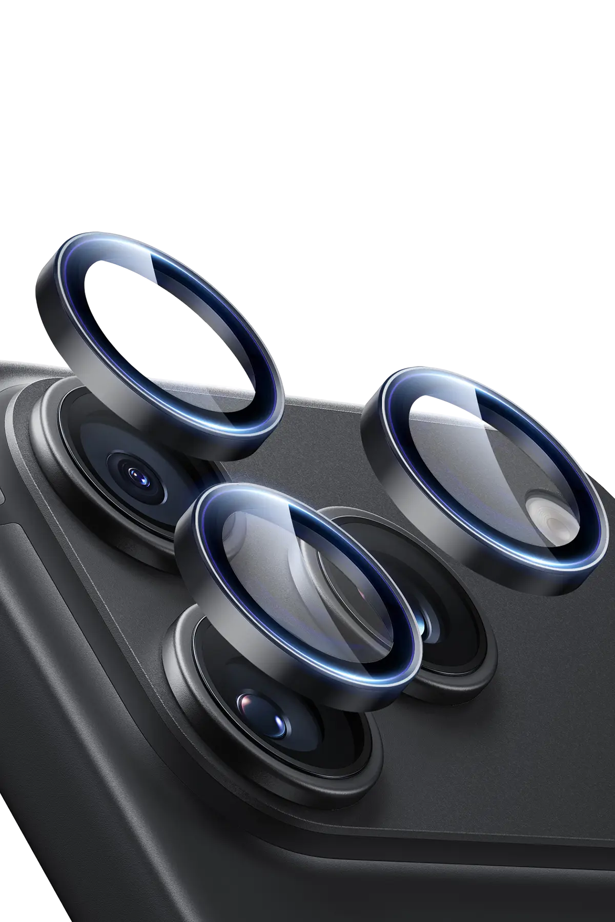 ESR Apple iPhone 18 Pro Max Armorite Kamera Lens Koruyucu - Siyah
