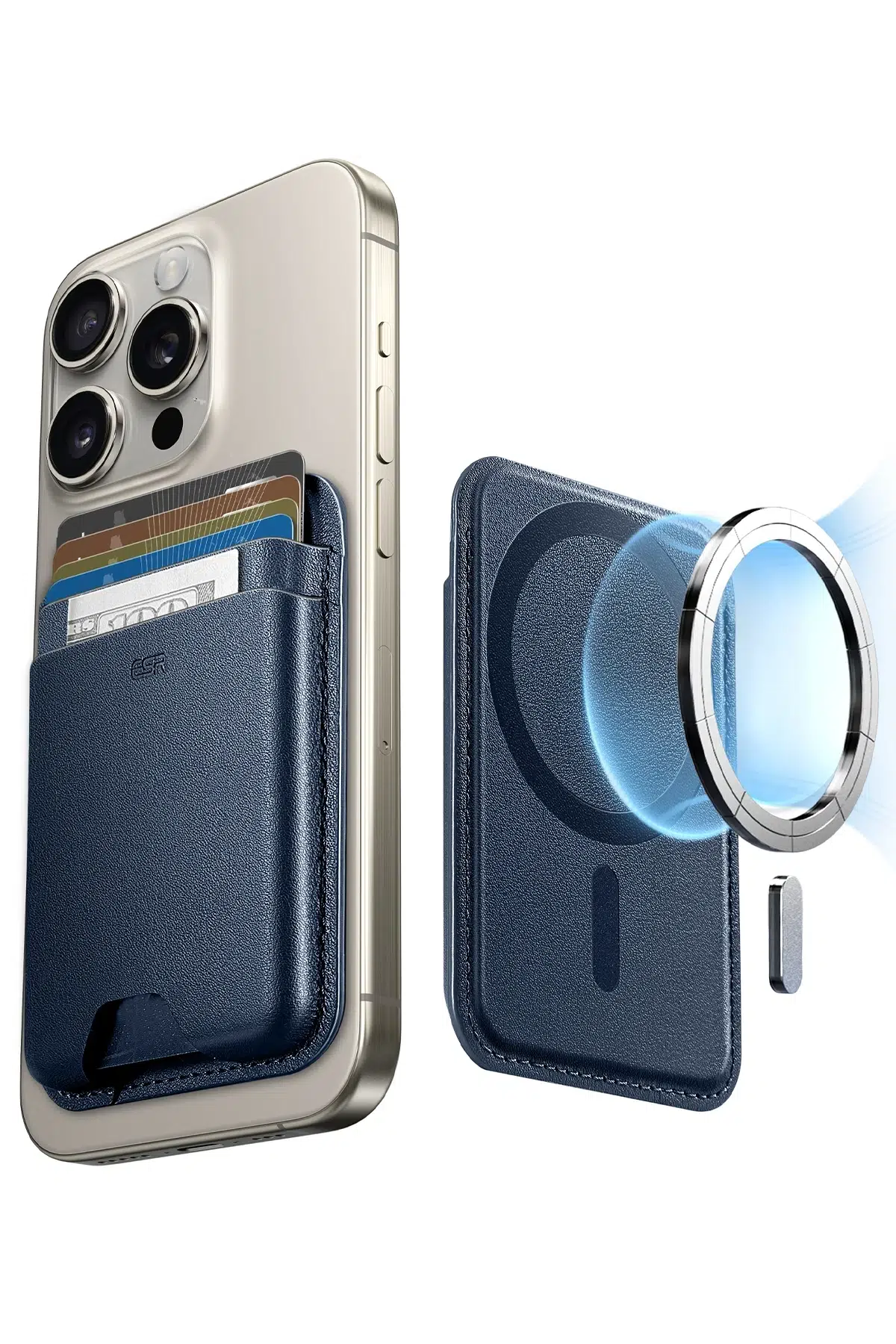 ESR HaloLock Wallet Boost Magsafe Kartlık - Lacivert