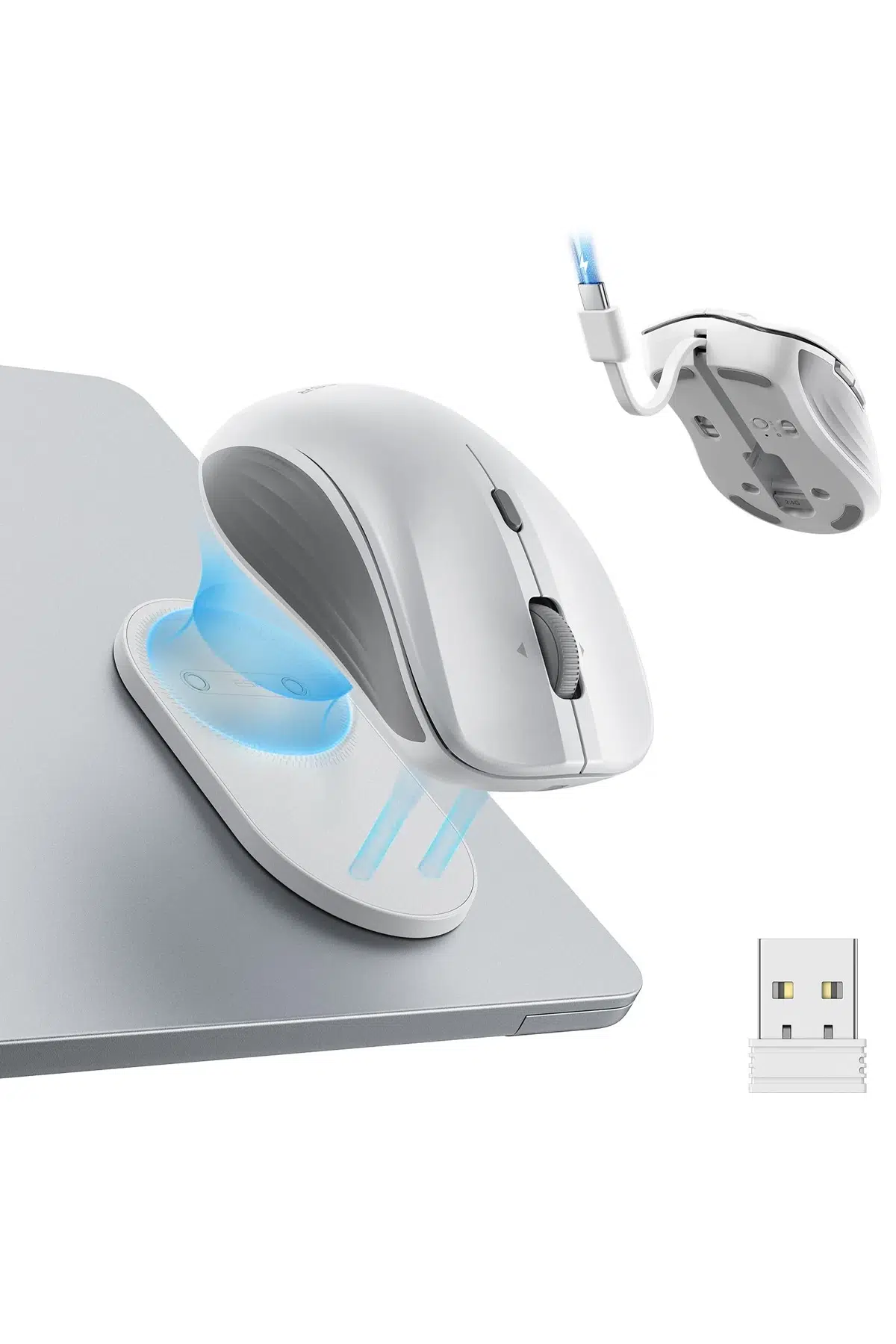 ESR MagMouse Kablosuz Mouse - Beyaz