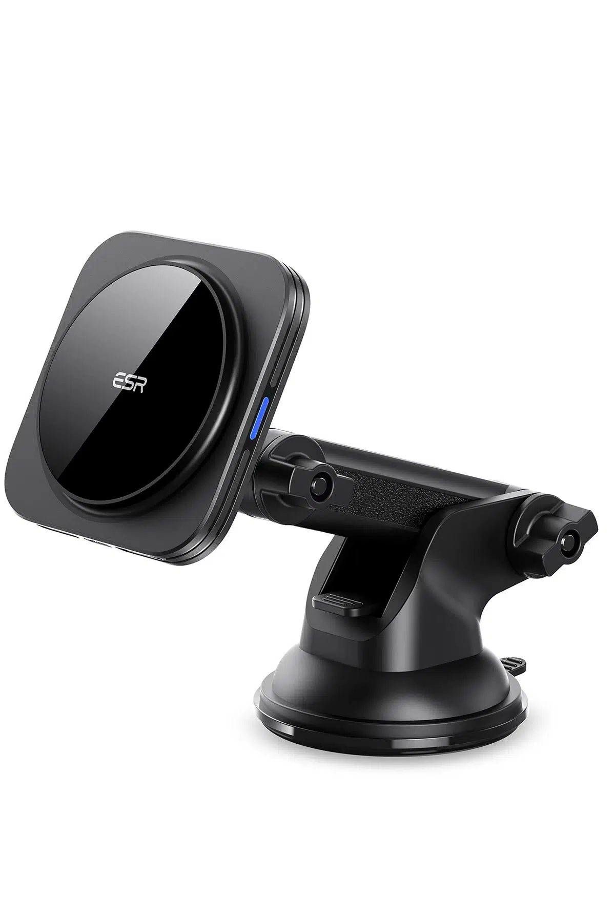 ESR Qi2 HaloLock Vantuz Özellikli 15W Magsafe Şarj 360 Dönen Destekli Araç Tutucu - Siyah
