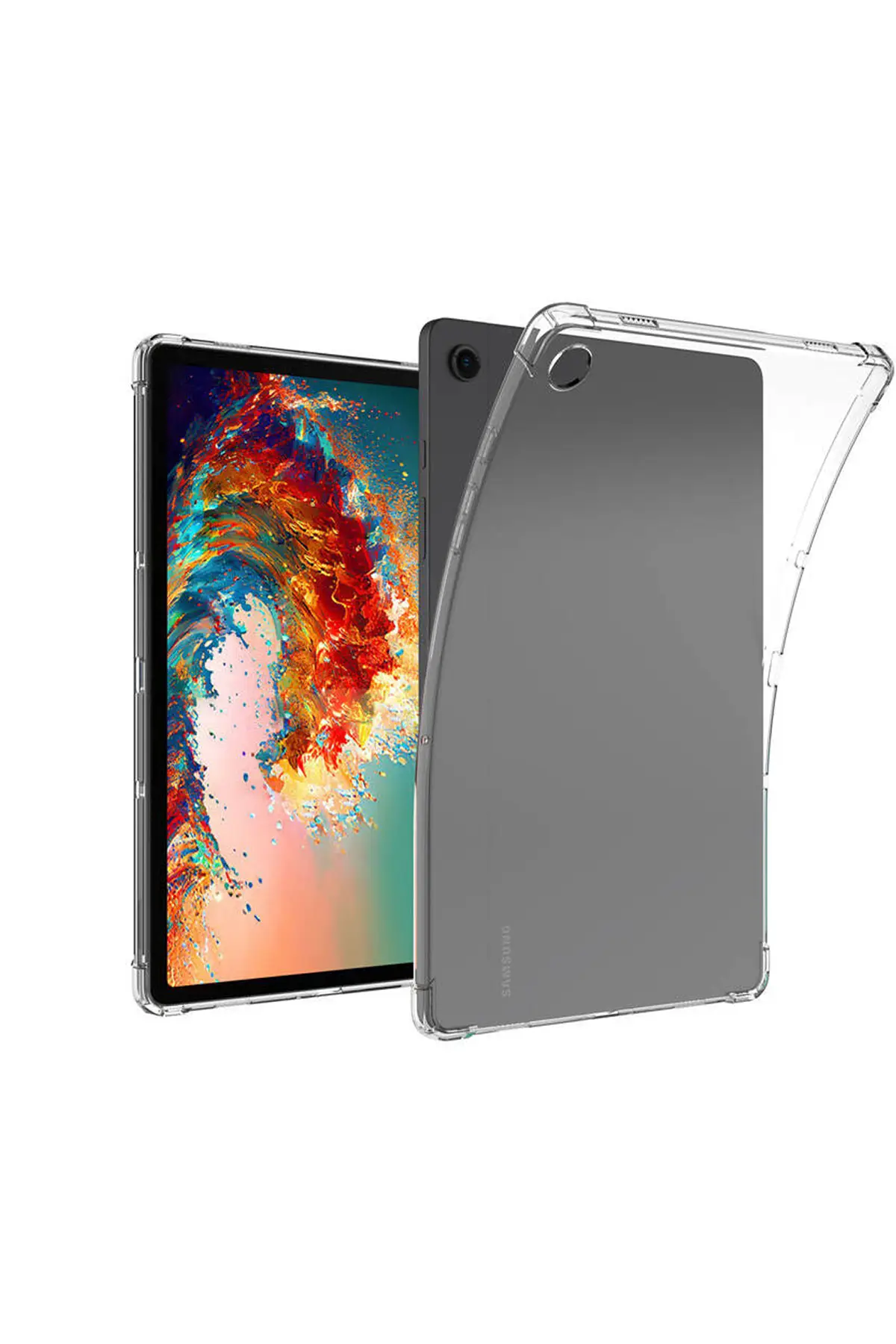 Fuchsia Galaxy Tab A11 Plus 11 İnç ile Uyumlu Nitro Anti Shock Silikon Tablet Kılıfı