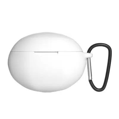Fuchsia Huawei FreeBuds 4i Standart Silikon Kılıf - Beyaz