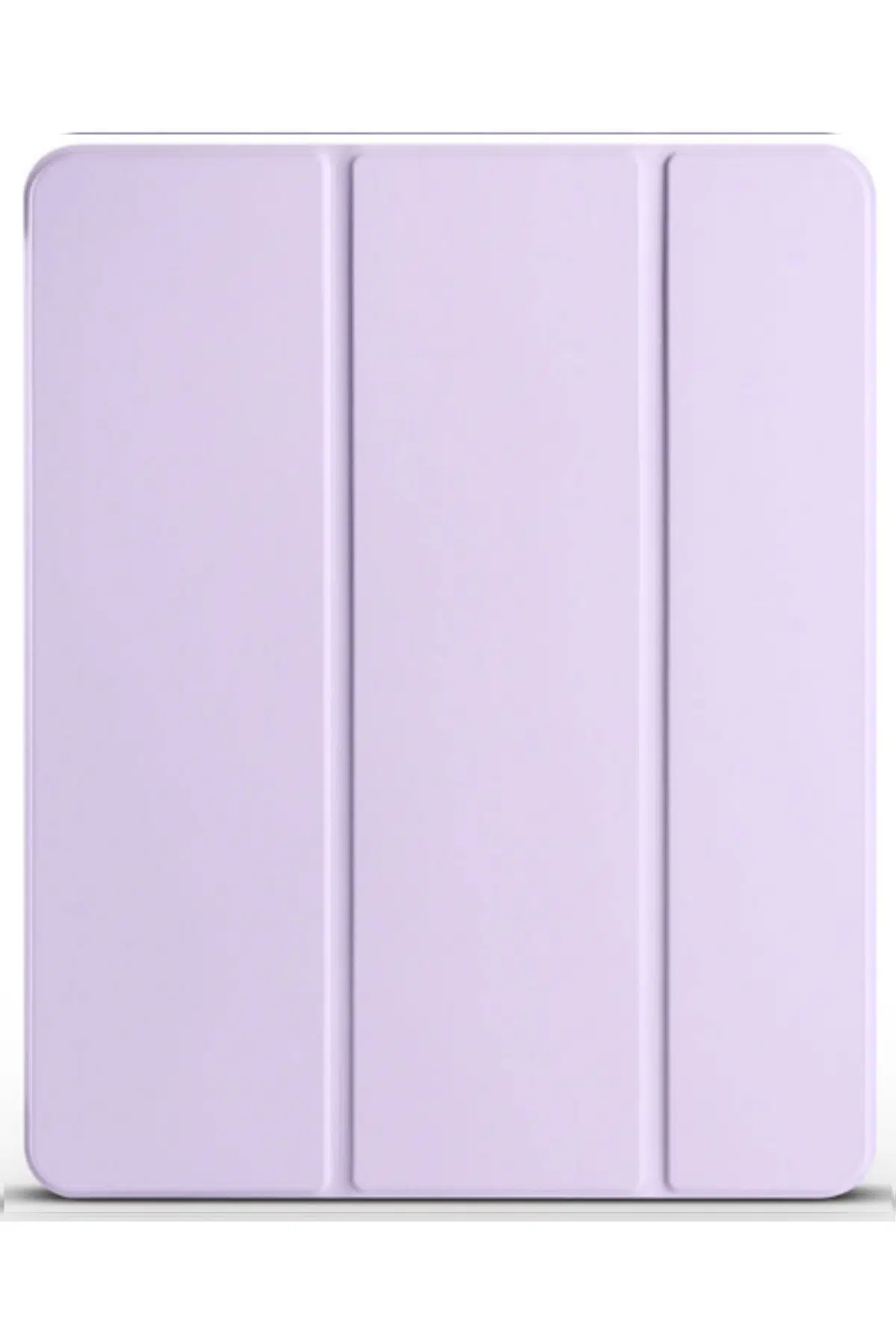 Fuchsia iPad Pro 12.9 2021 (5.Nesil) ile Uyumlu Smart Cover Standlı 1-1 Flip Smart Akıllı Tablet Kılıfı - Lila