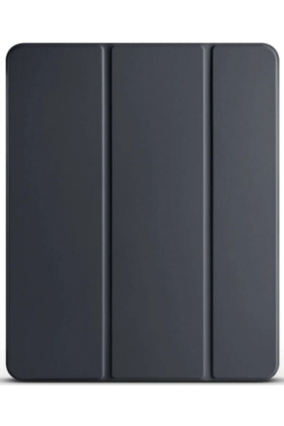 Fuchsia iPad Pro 12.9 2021 (5.Nesil) ile Uyumlu Smart Cover Standlı 1-1 Flip Smart Akıllı Tablet Kılıfı - Siyah