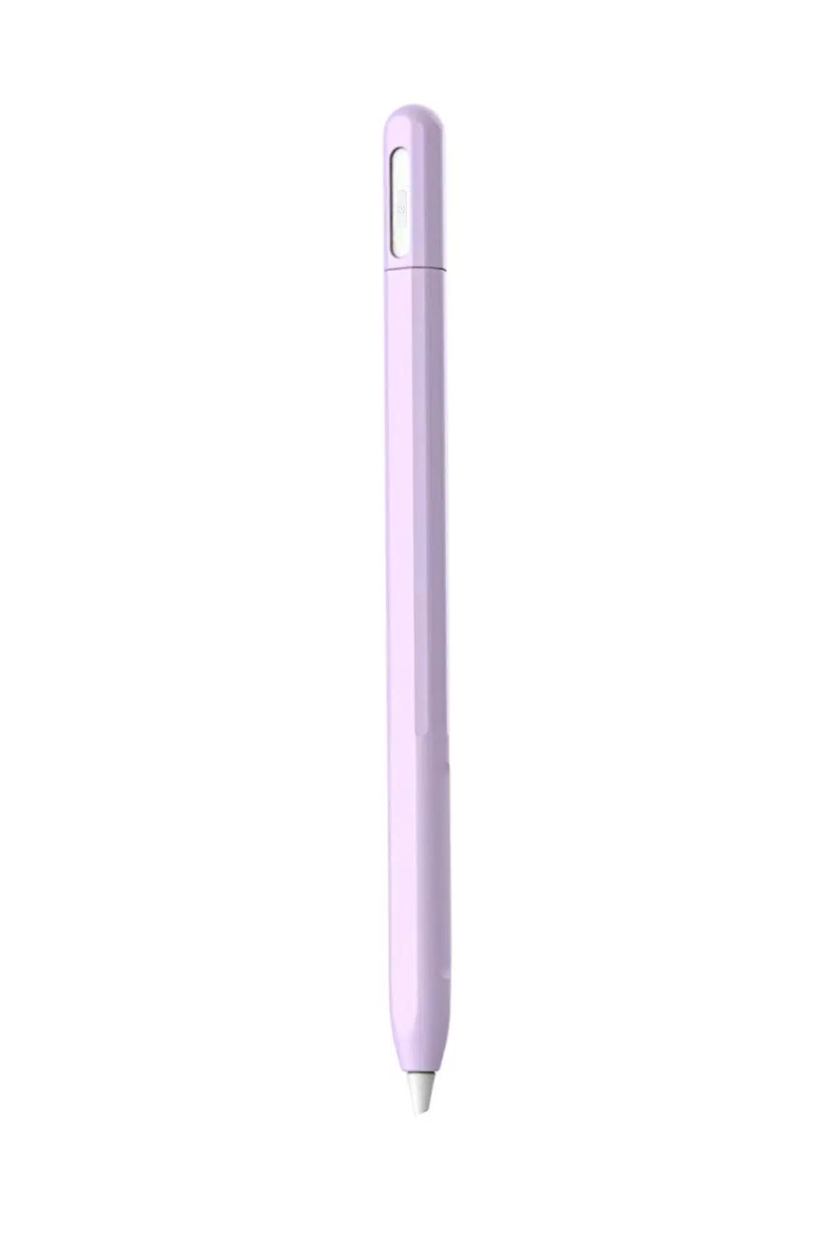 Fuchsia Stylus Kalem Silikon Kılıf Kaymaz Ergonomik Koruyucu - Mor