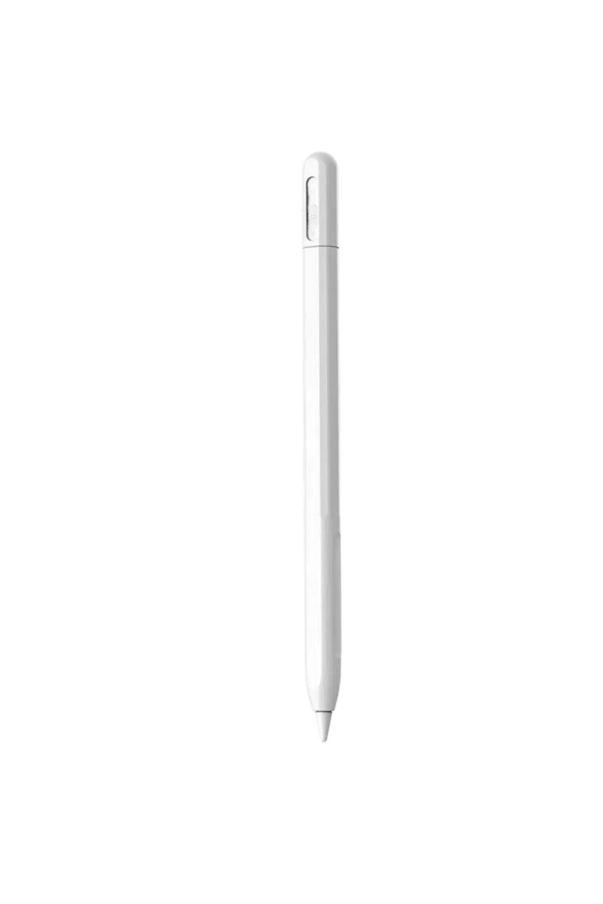 Fuchsia Tablet Kalemi Kaymaz Ergonomik Koruyucu Silikon KIlıfı - Beyaz