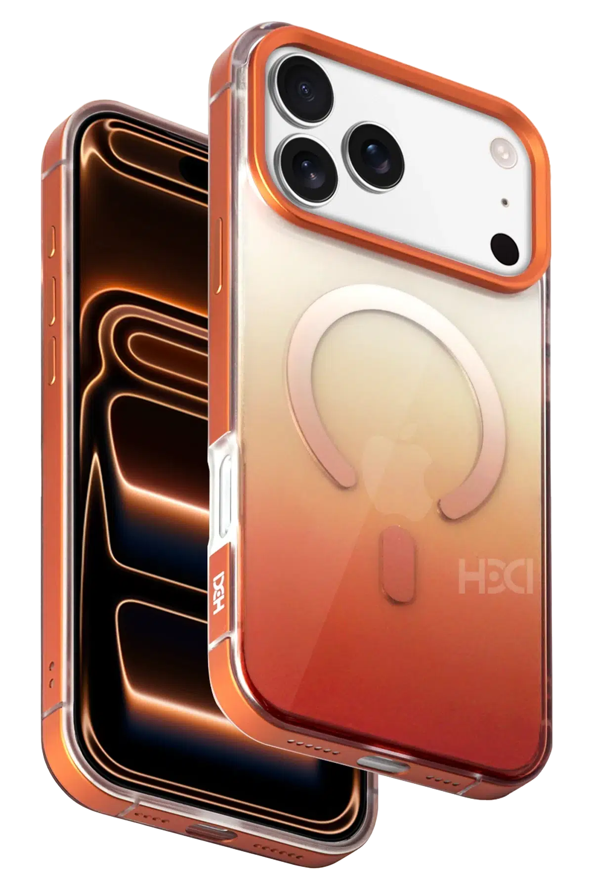 Apple iPhone 17 Pro Max HBC-395 Altai Magsafe Kapak - Turuncu