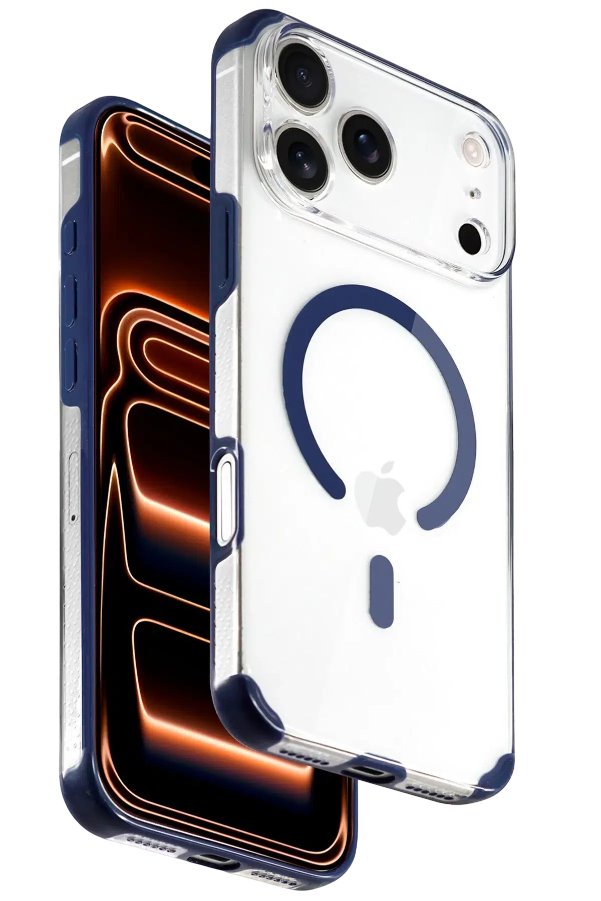 HDD Apple iPhone 17 Pro Max HBC-430 Qutang Magsafe Kapak - Mavi