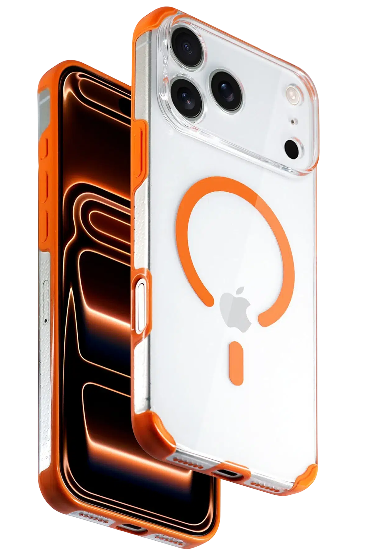 HDD Apple iPhone 17 Pro Max HBC-430 Qutang Magsafe Kapak - Turuncu