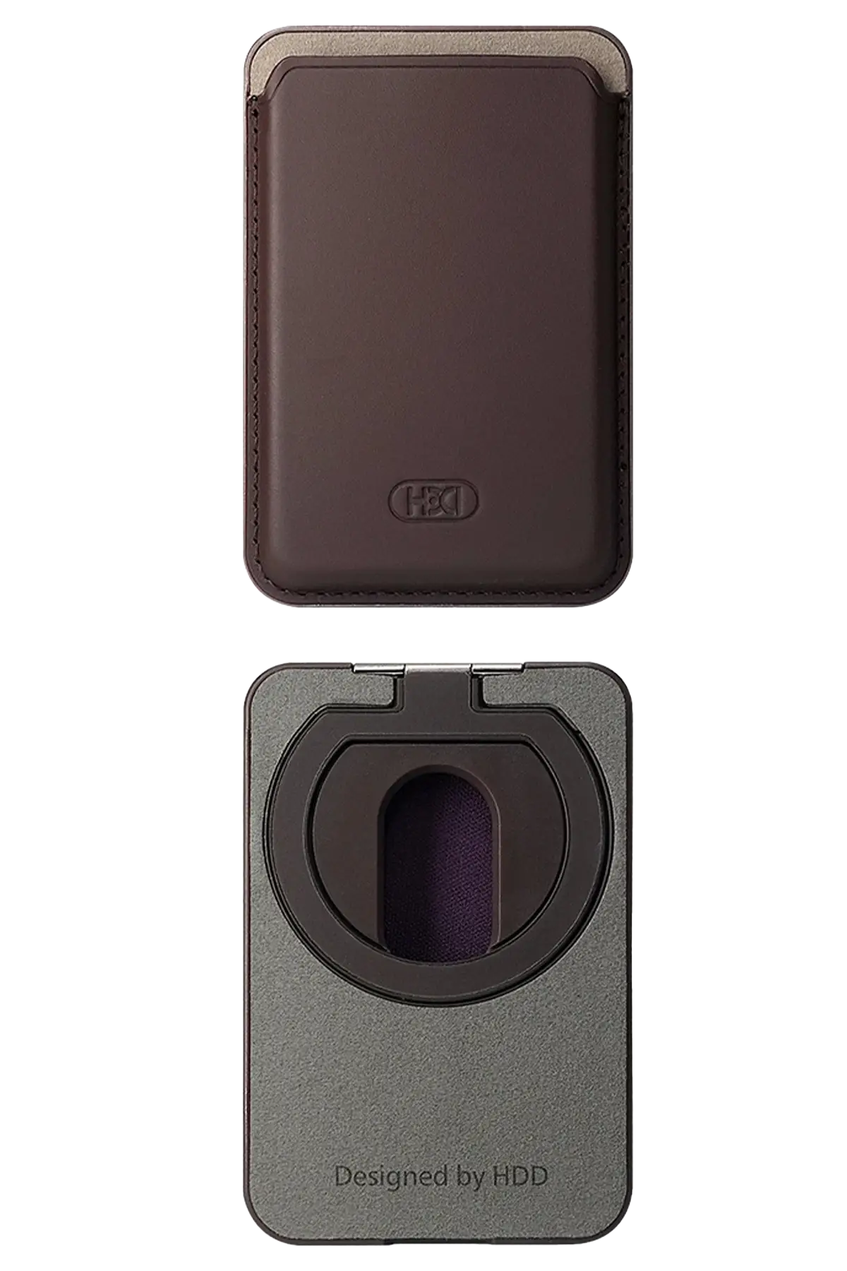 HDD HS-016 Stant Özellikli Magsafe Kartlık - Kahverengi