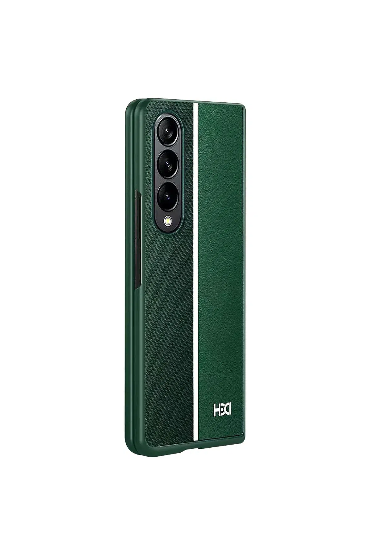 HDD Samsung Galaxy Z Fold 4 Kılıf HBC-155 Lizbon Kapak - Koyu Yeşil