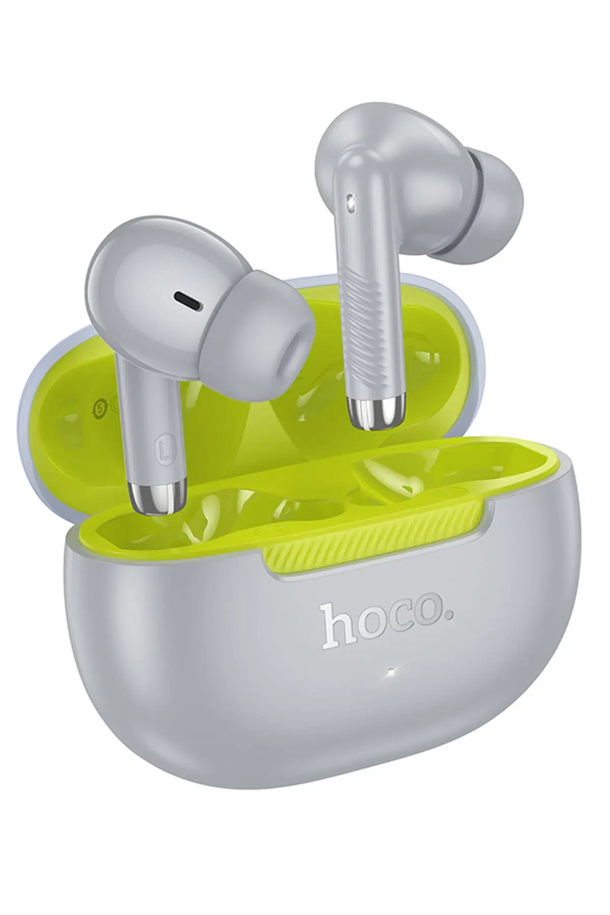 Hoco. EQ24 Estrella Aktif Gürültü Engelleyici Özellikli Bluetooth 5.4 Kablosuz TWS Airpods Kulaklık - Gri