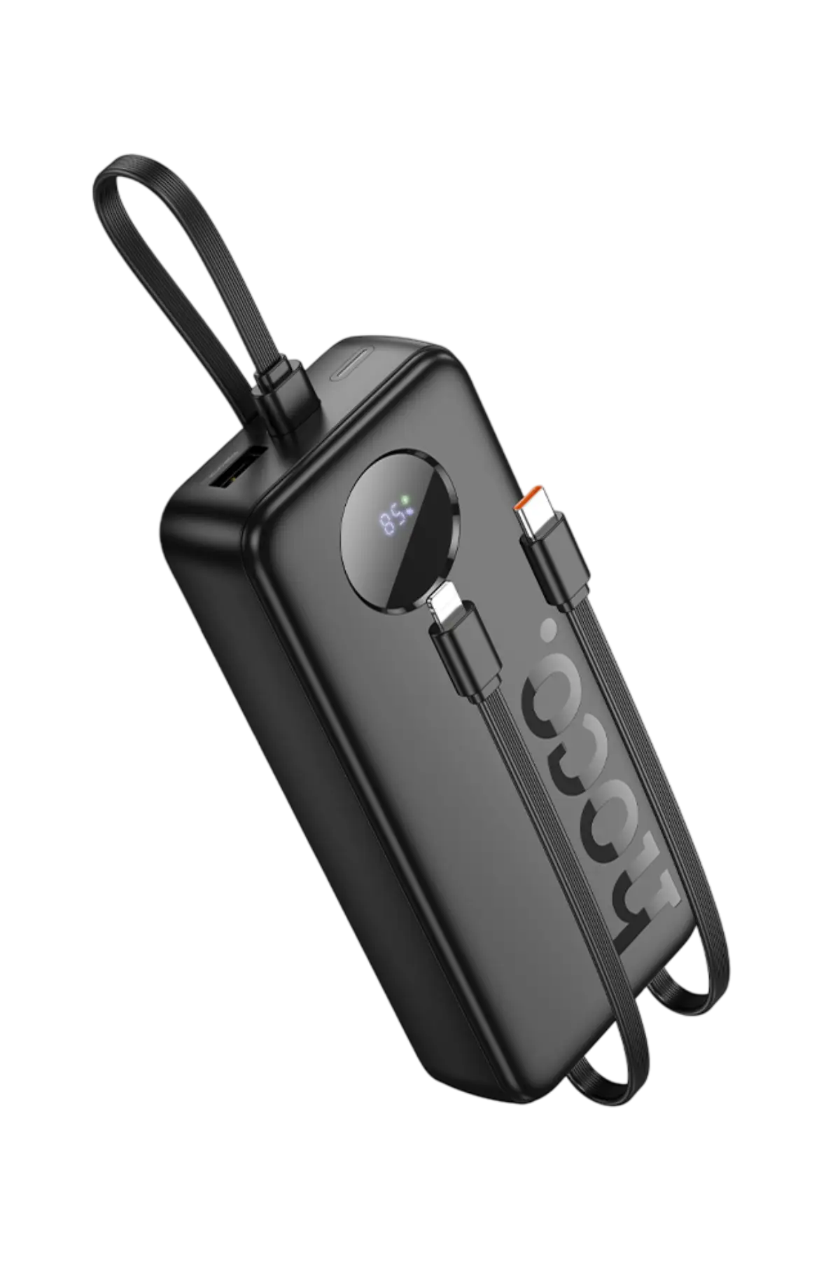 Hoco. J132A Sabio 20.000mAh PD20W Dahili 3 Kablolu Hızlı Şarj Powerbank - Siyah
