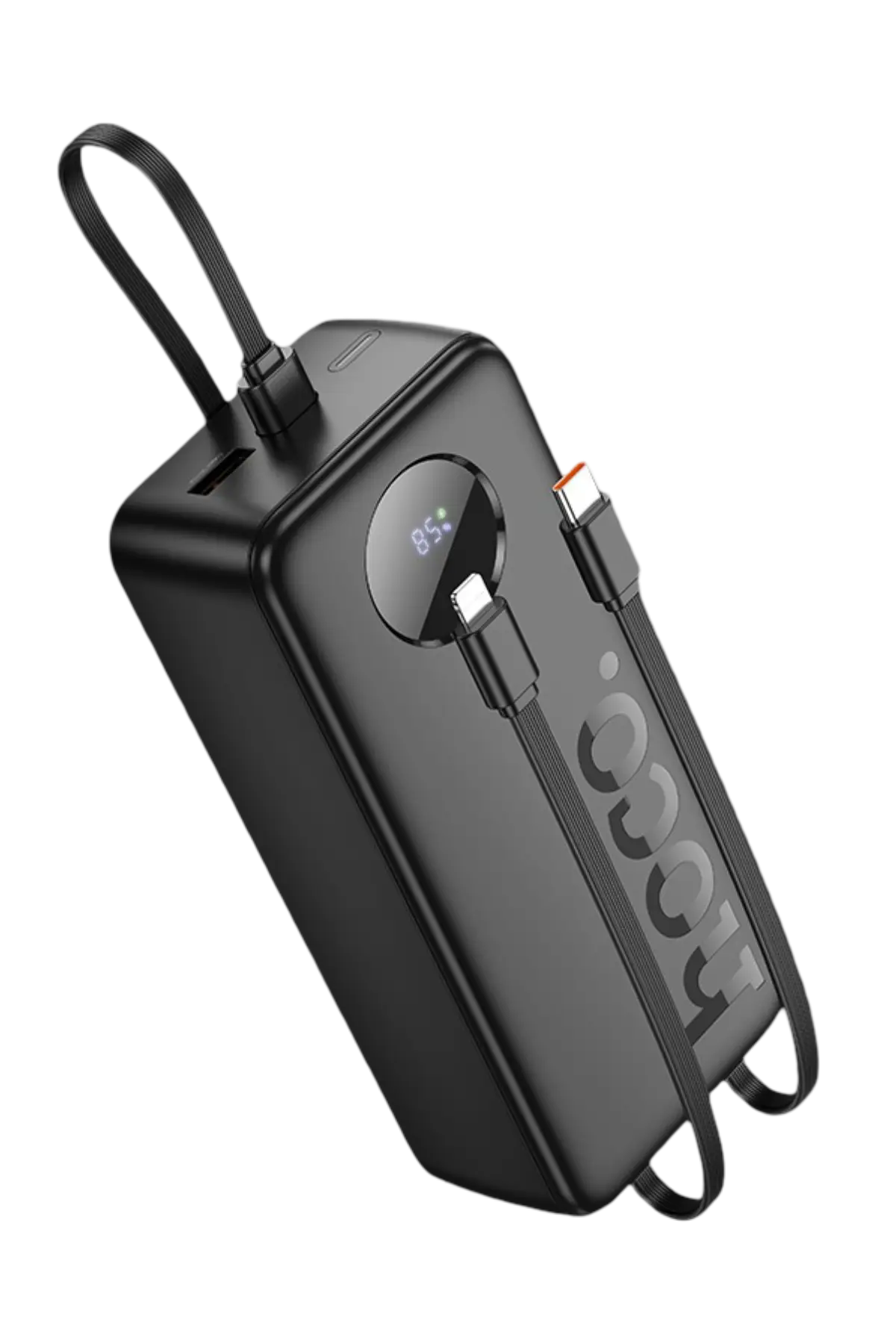 Hoco. J132B Sabio 30.000mAh PD20W Dahili 3 Kablolu Hızlı Şarj Powerbank - Siyah