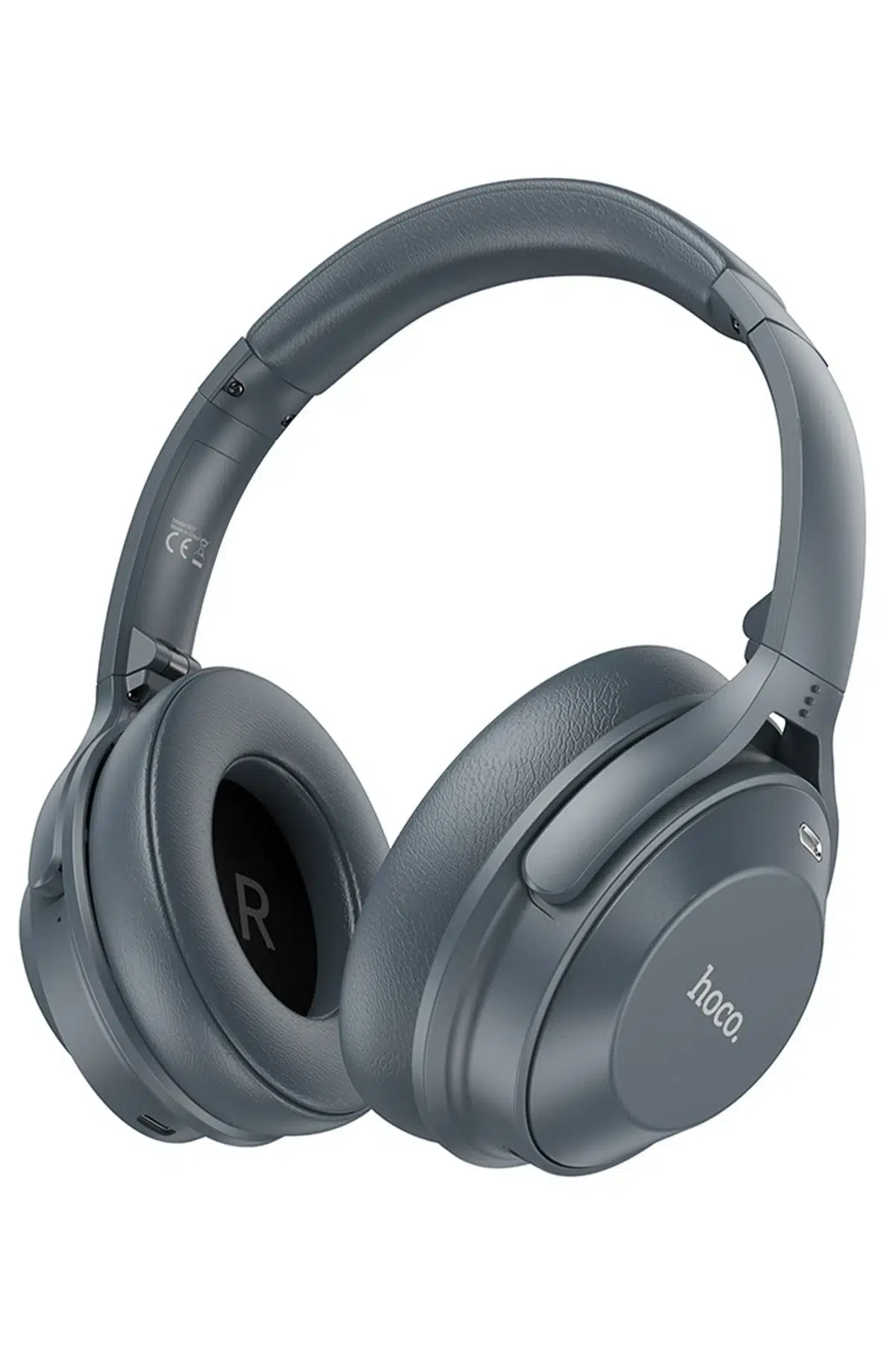 Hoco. W37 Aux Destekli Gürültü Engelleyicili Bluetooth Kablosuz Kulaklık - Mavi