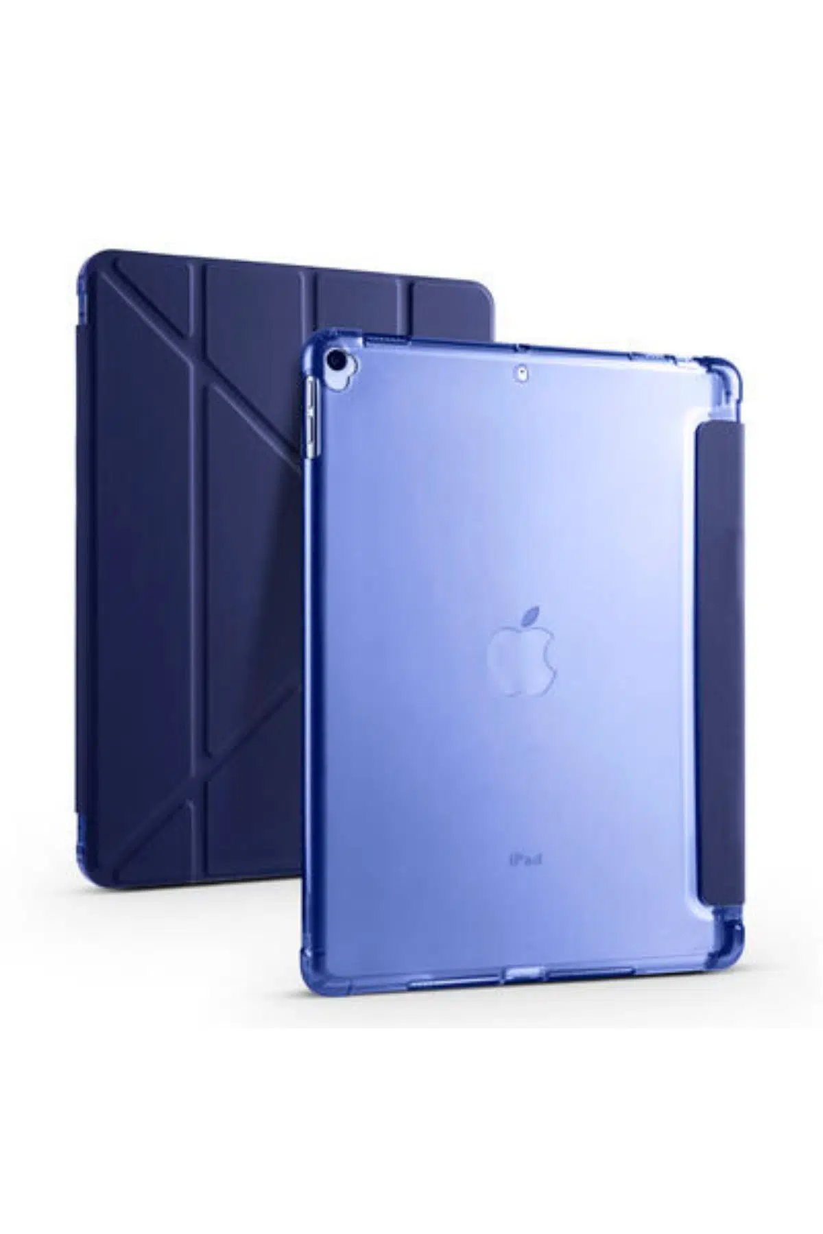 Ipad 10.5 Inc 7. Nesil Uyumlu Kalemlikli Premium Standlı Katlanabilir Kılıf - Lacivert