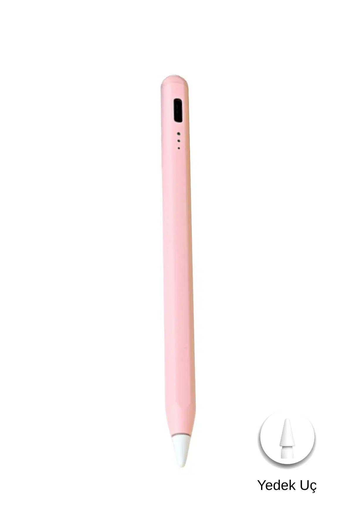 iPad 11 Nesil Uyumlu Avuçiçi Red ve Eğim Özellikli Aktif Dokunmatik Tablet Kalemi FSKL35 - Pembe